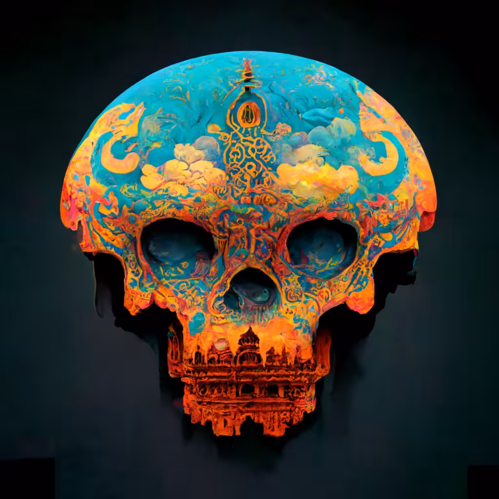 Skull #1 India - Celebrate 75 years of independence