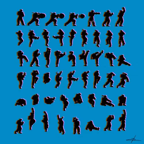 50 Movements of Ryu (Blue)