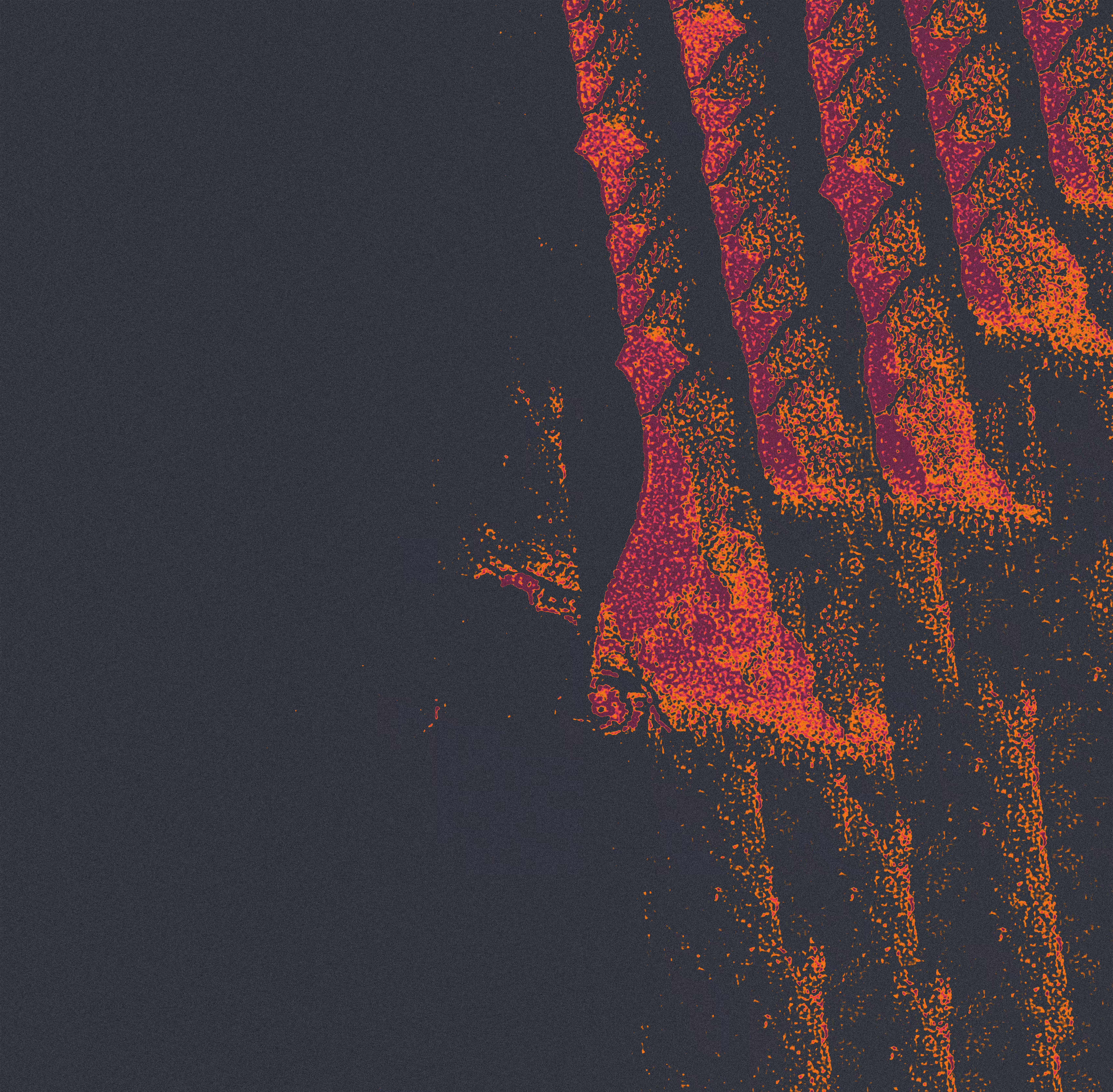 A blue depth