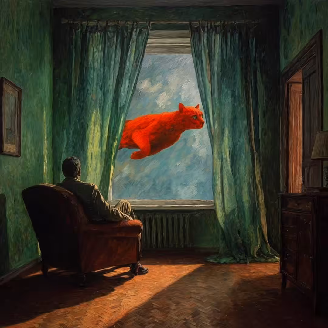 Just Your Average Monday with a Flying Red Cat and Existential Renovations