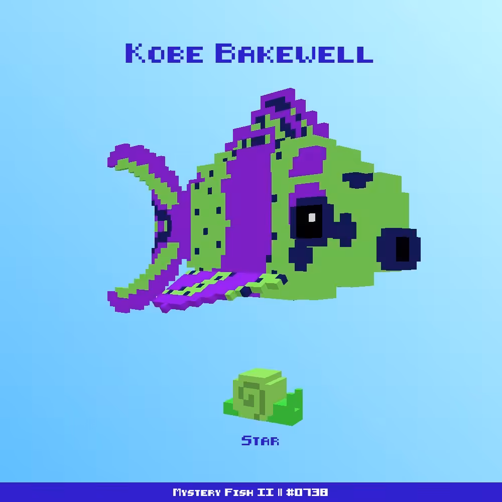 Kobe Bakewell :: Mystery Fish 0738/1000 