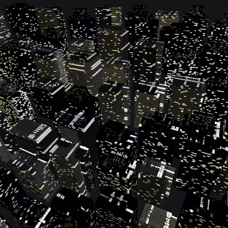Night city glow #5