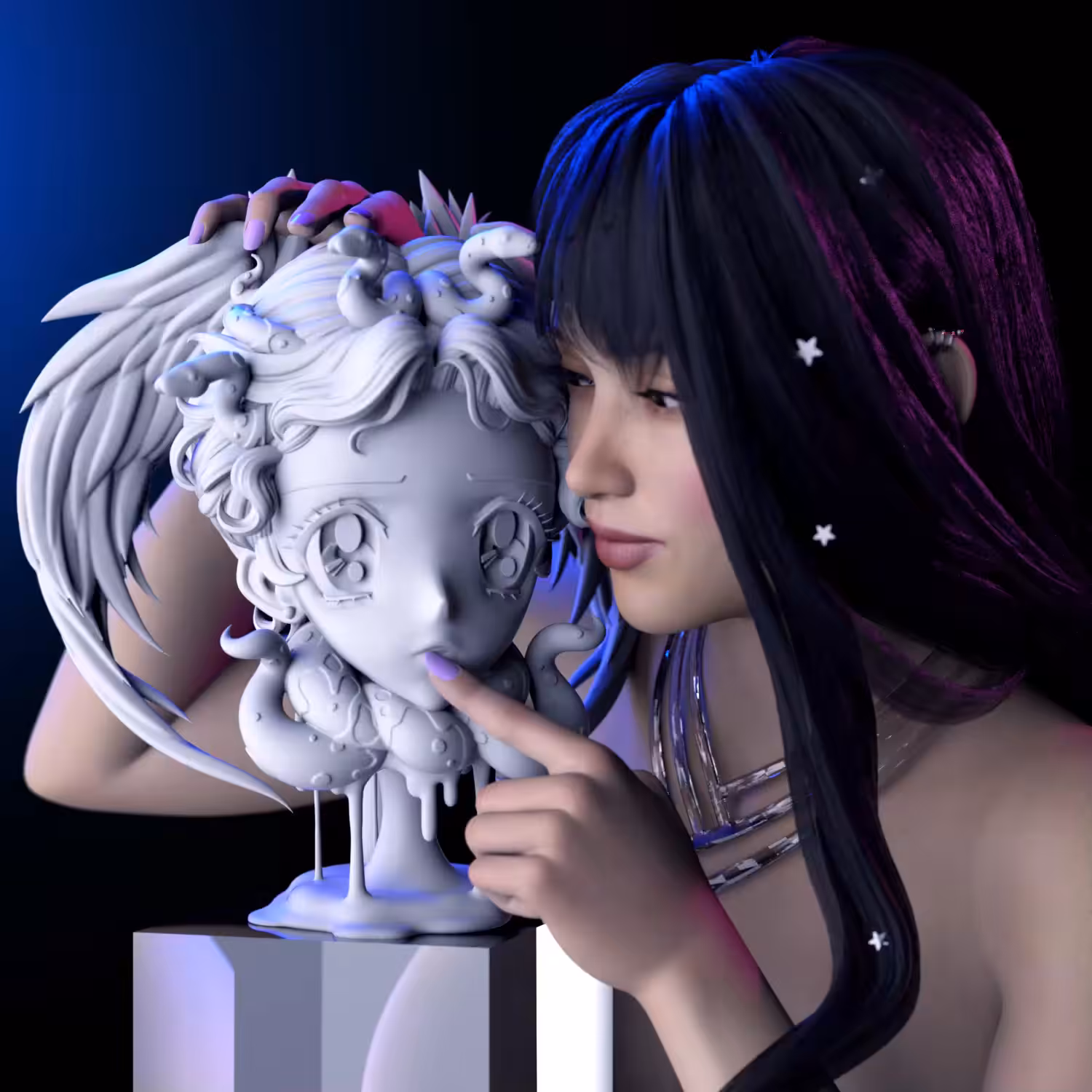 Medusa & Athena - collaboration with Leeyunsung 
