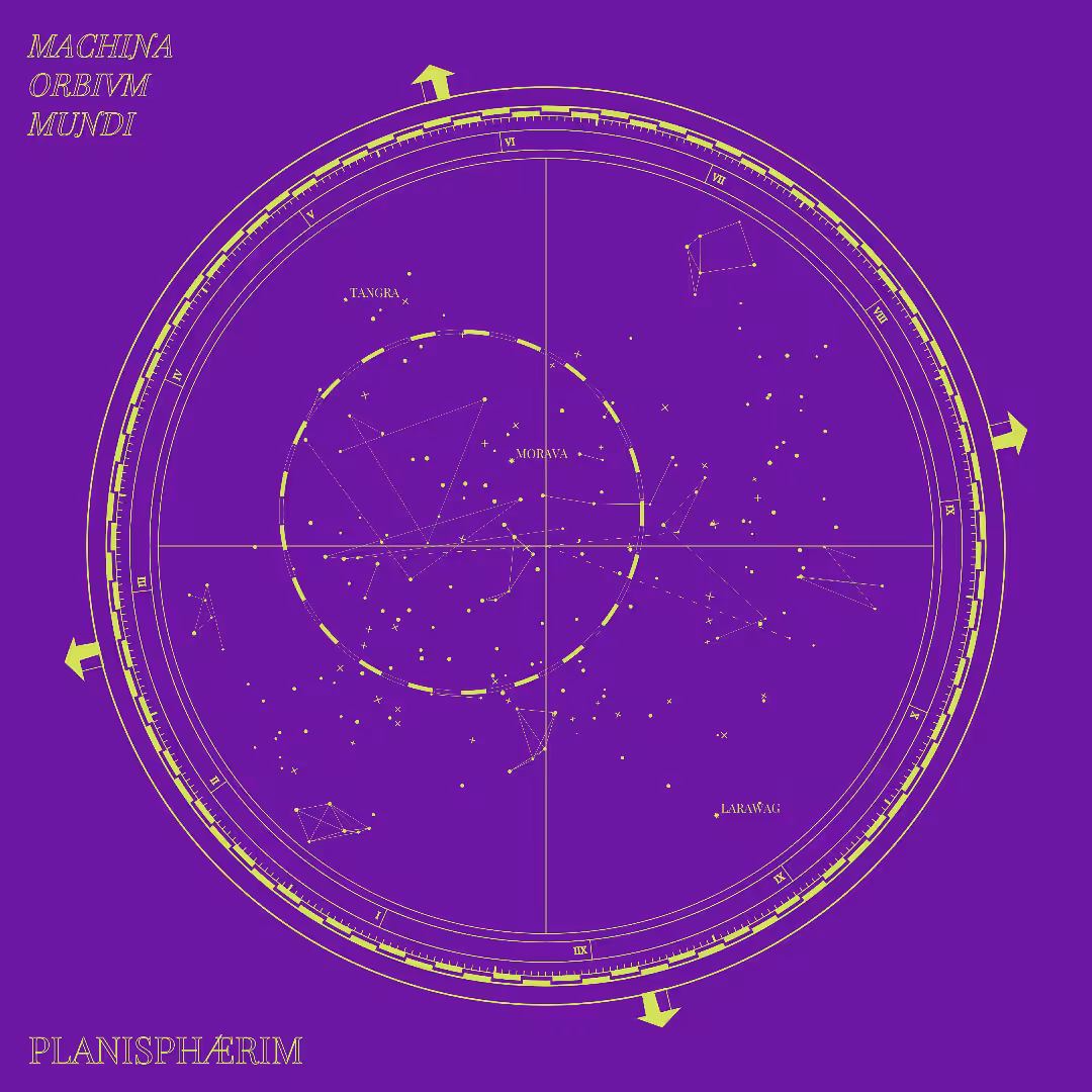 A Fictional Map Of Constellations #96