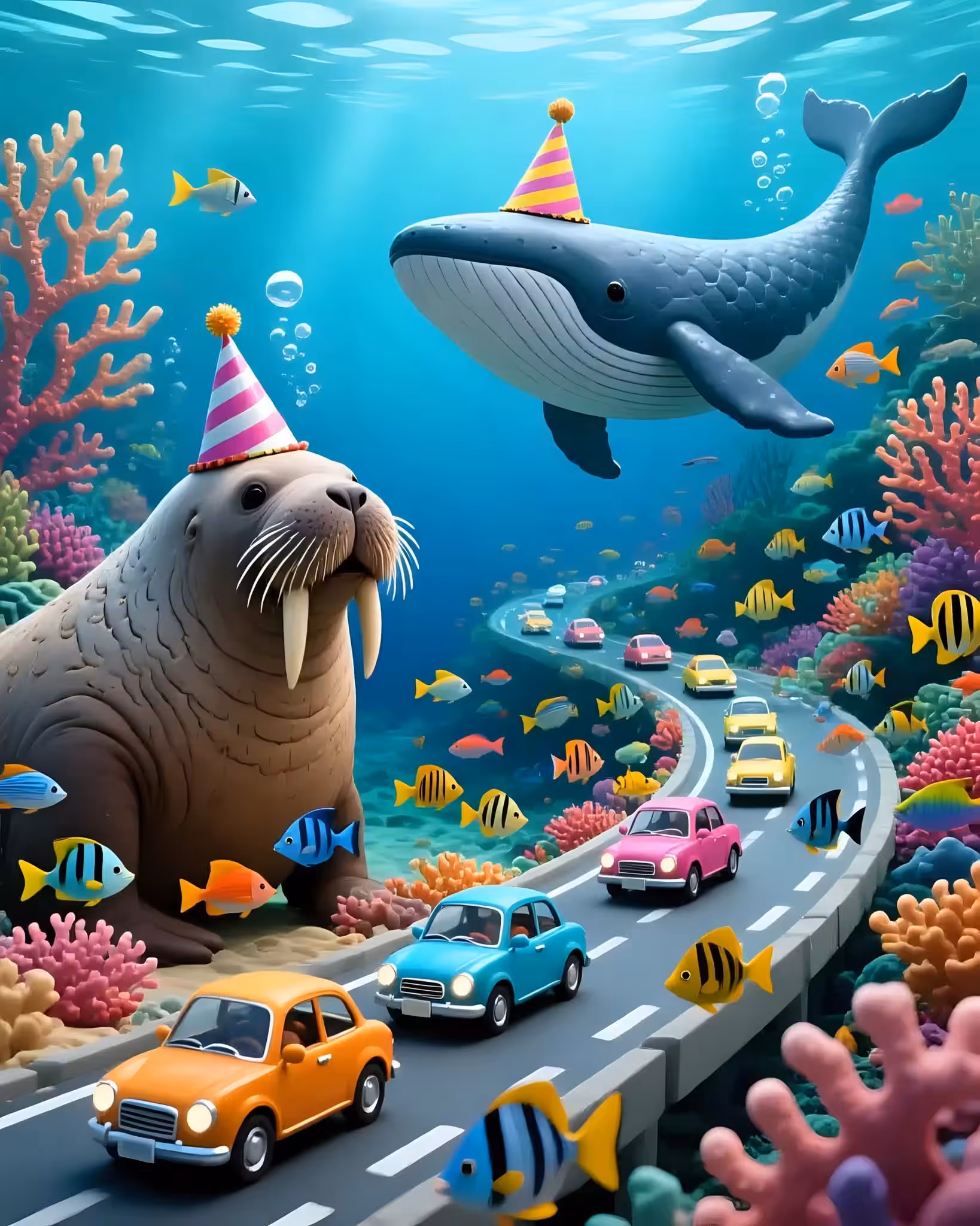 Underwater traffic 