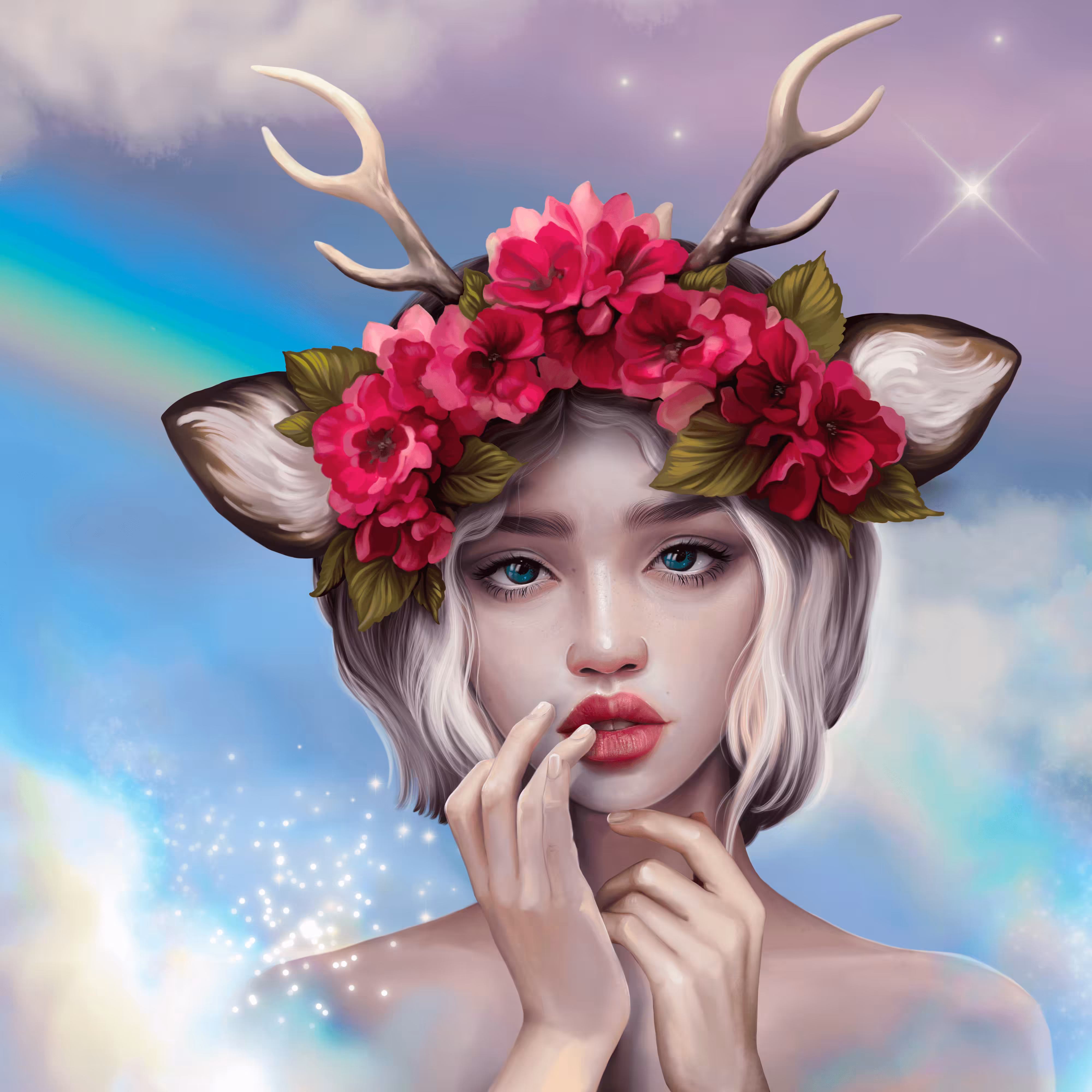 Rainbow Deer * 1 
