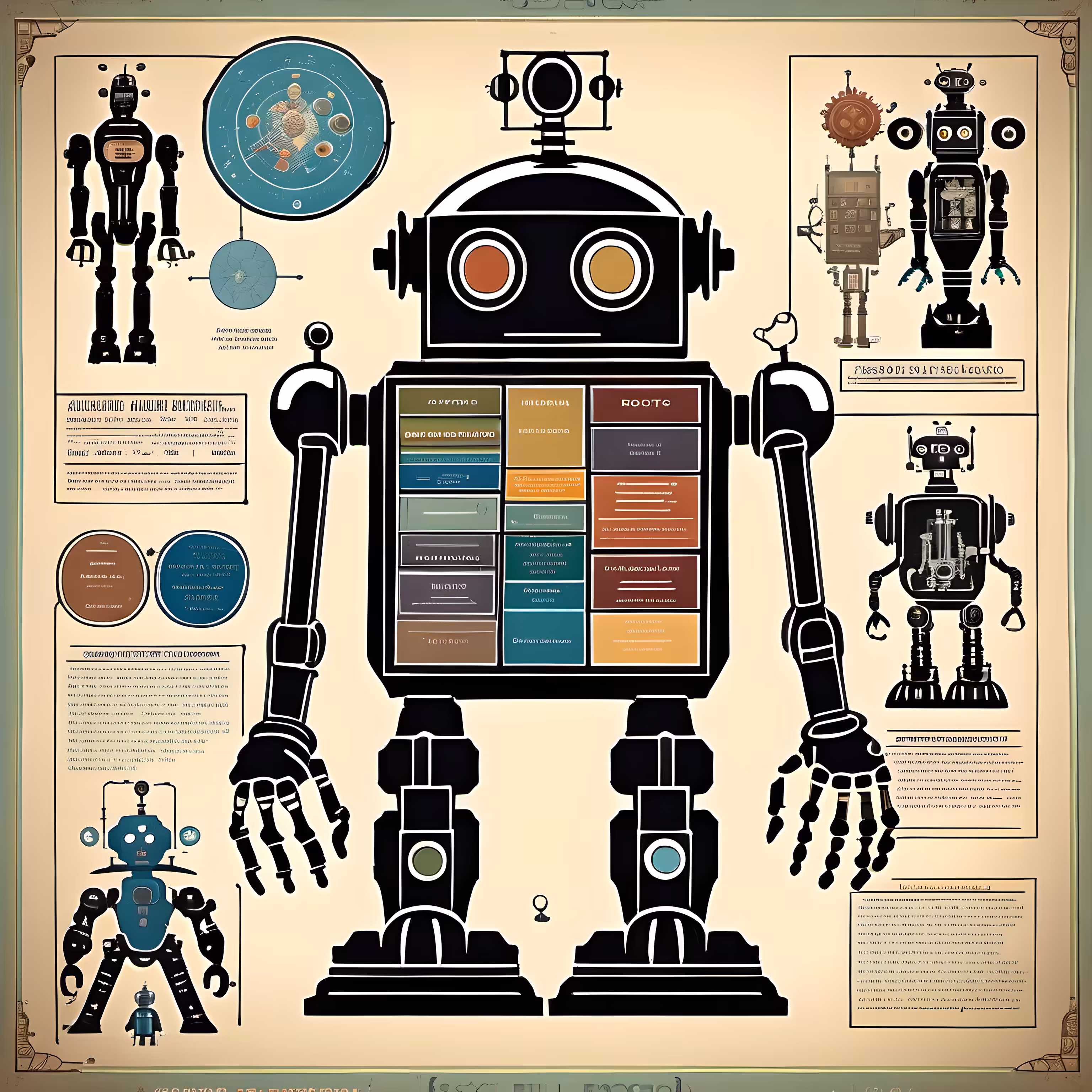 STUDIES ON ROBOTS - 20TH CENTURY #10
