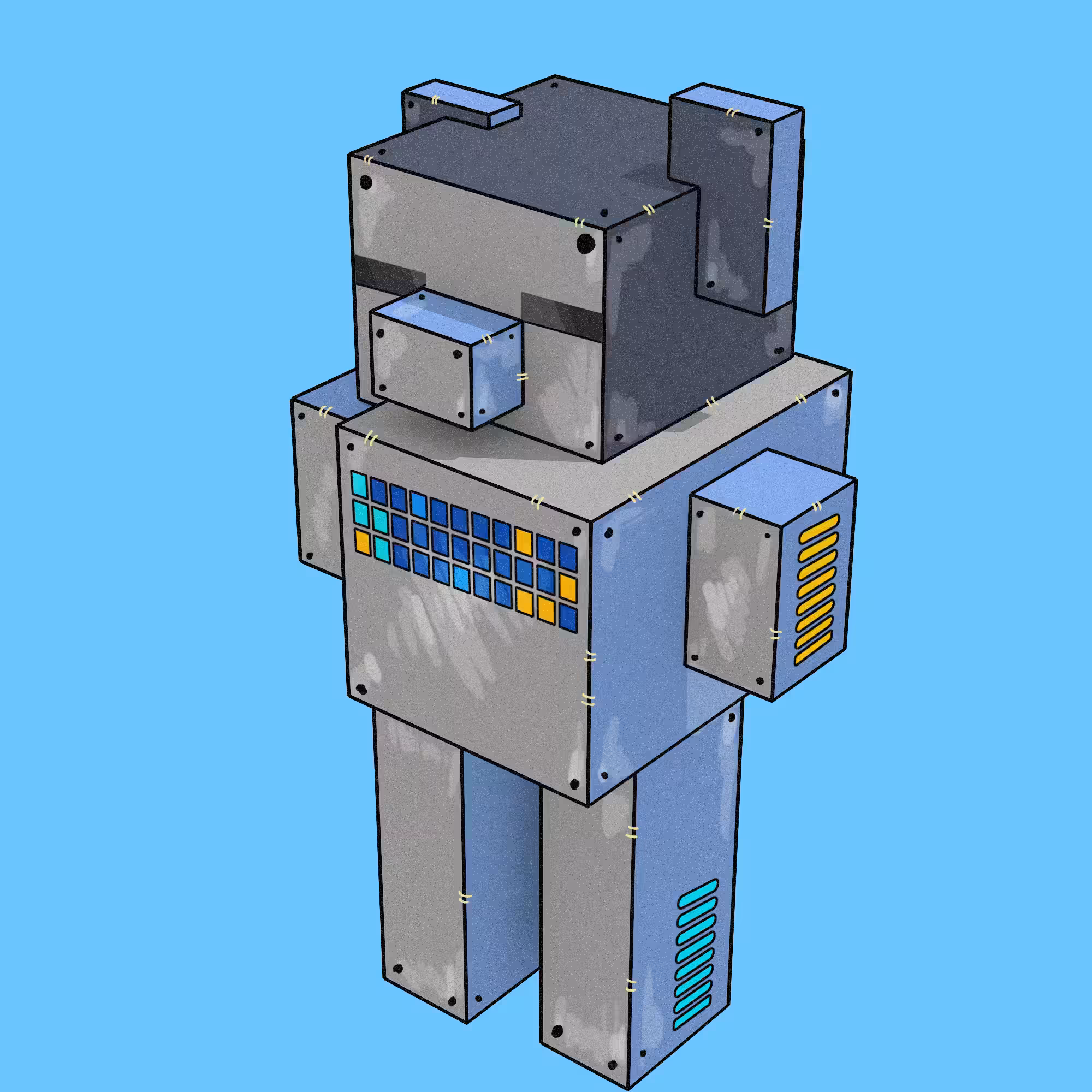 BOX05: ROBOT BEAR 70"