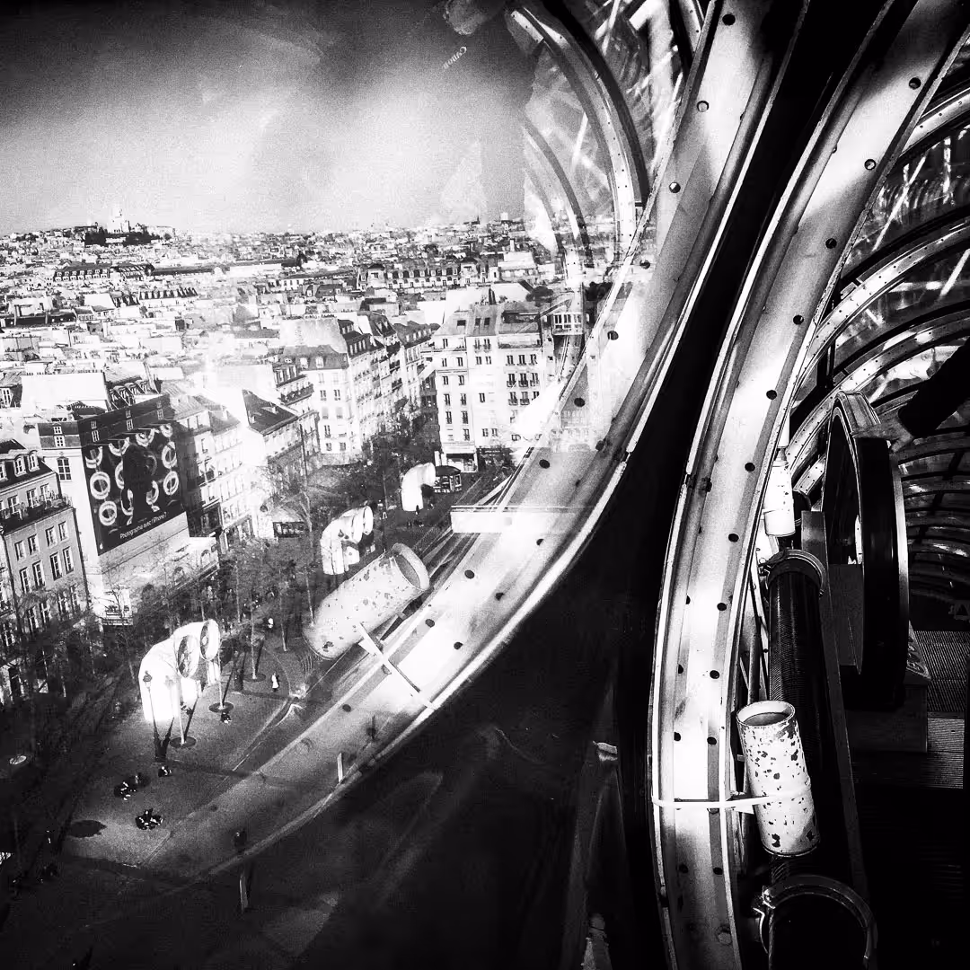 The Beaubourg's view of Paris