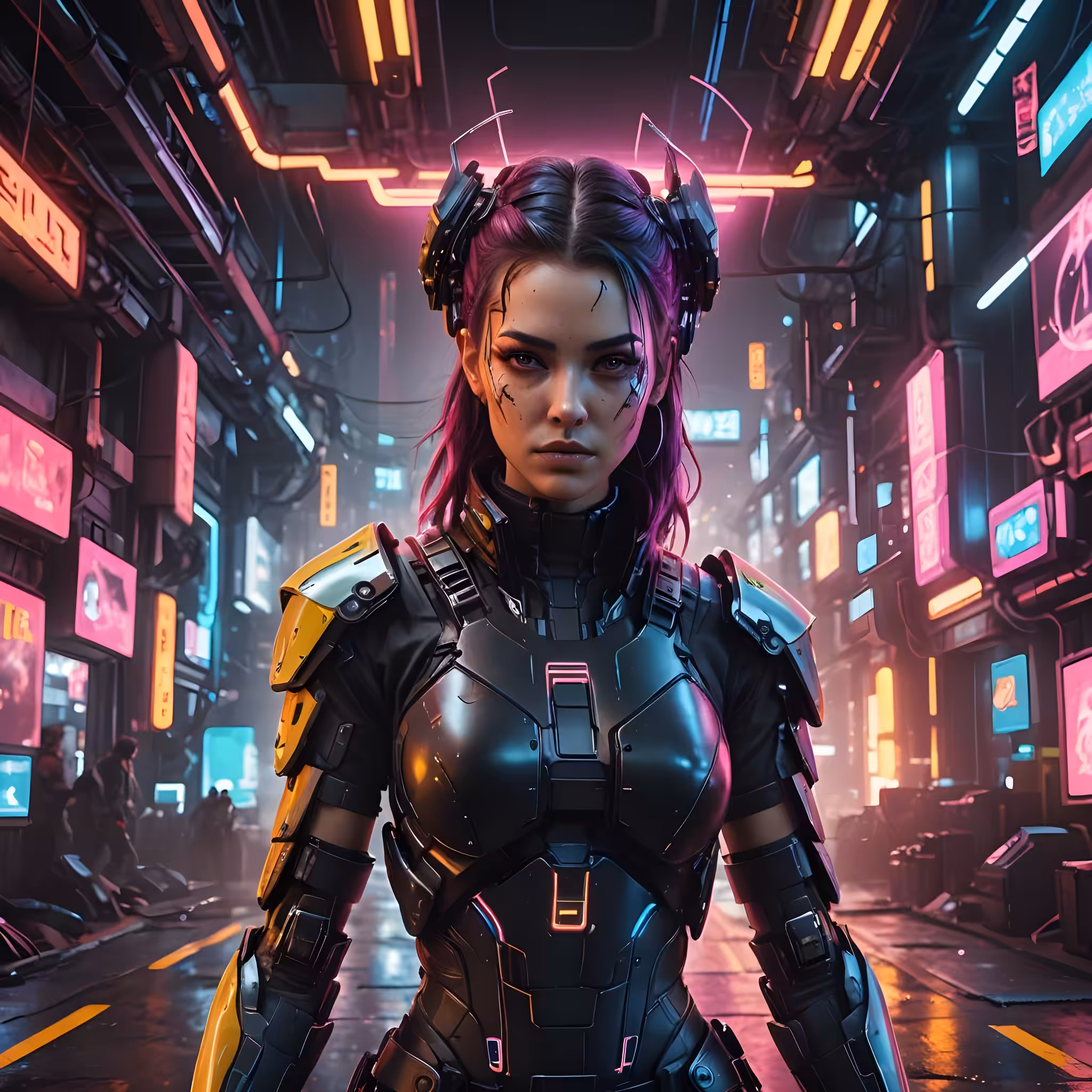 Cyberpunk Girl #041