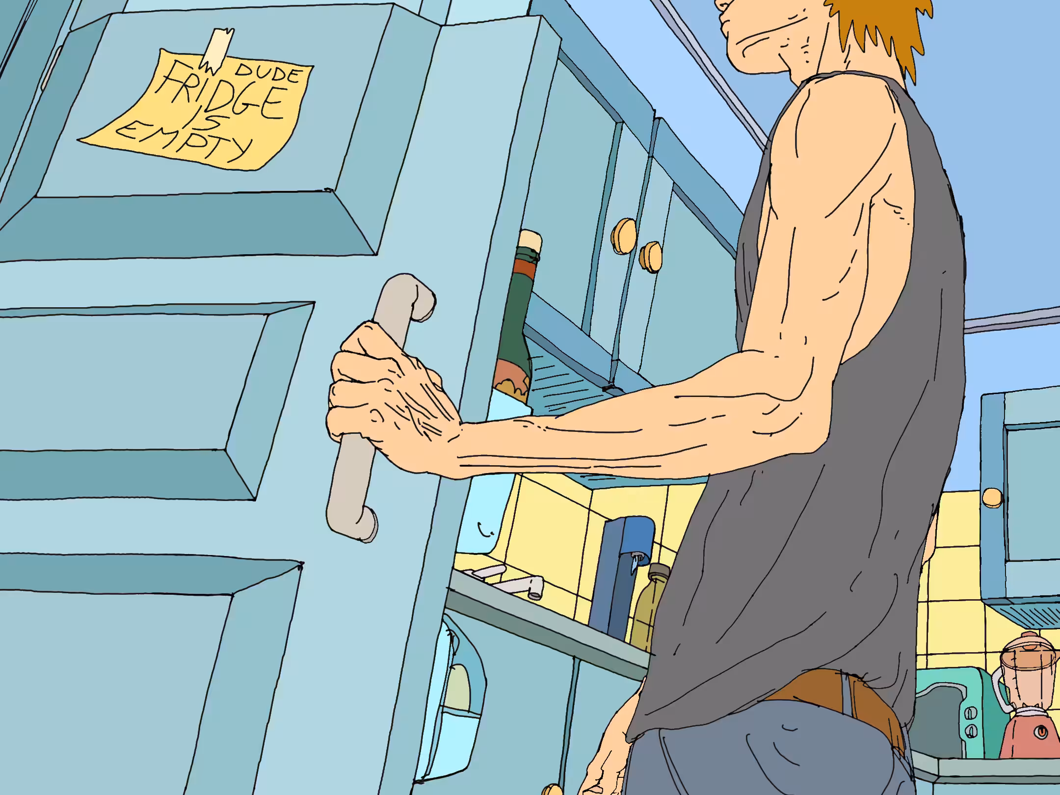 Empty fridge