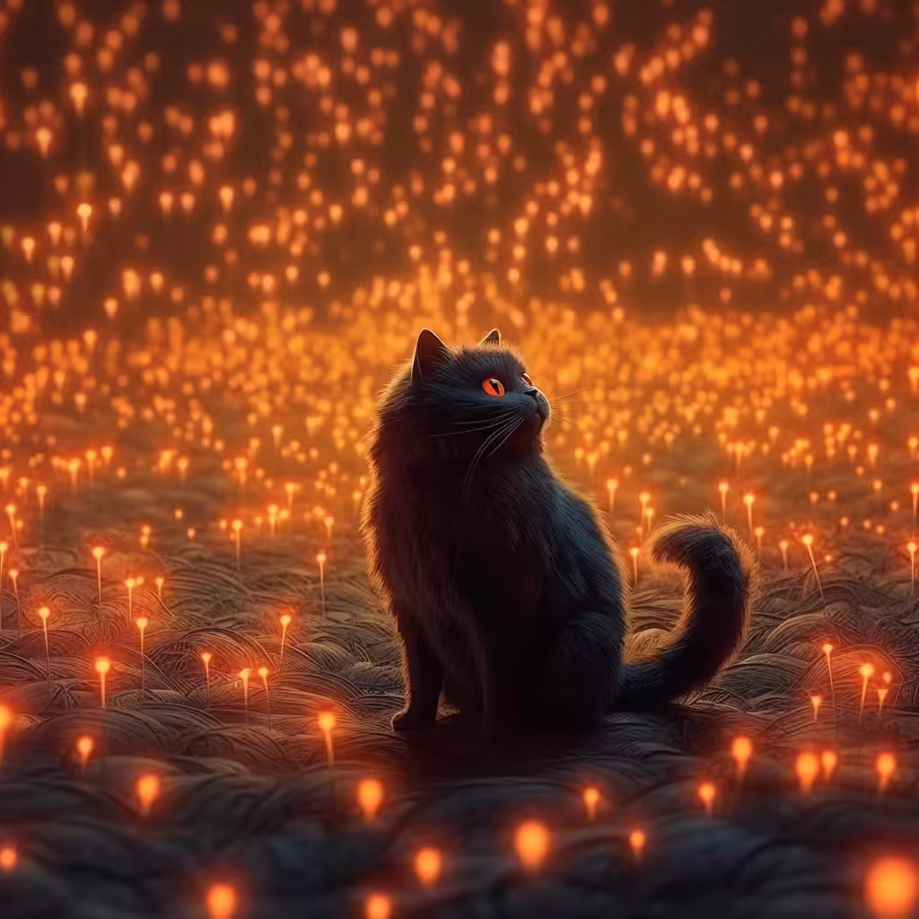 Art: Midnight Cat