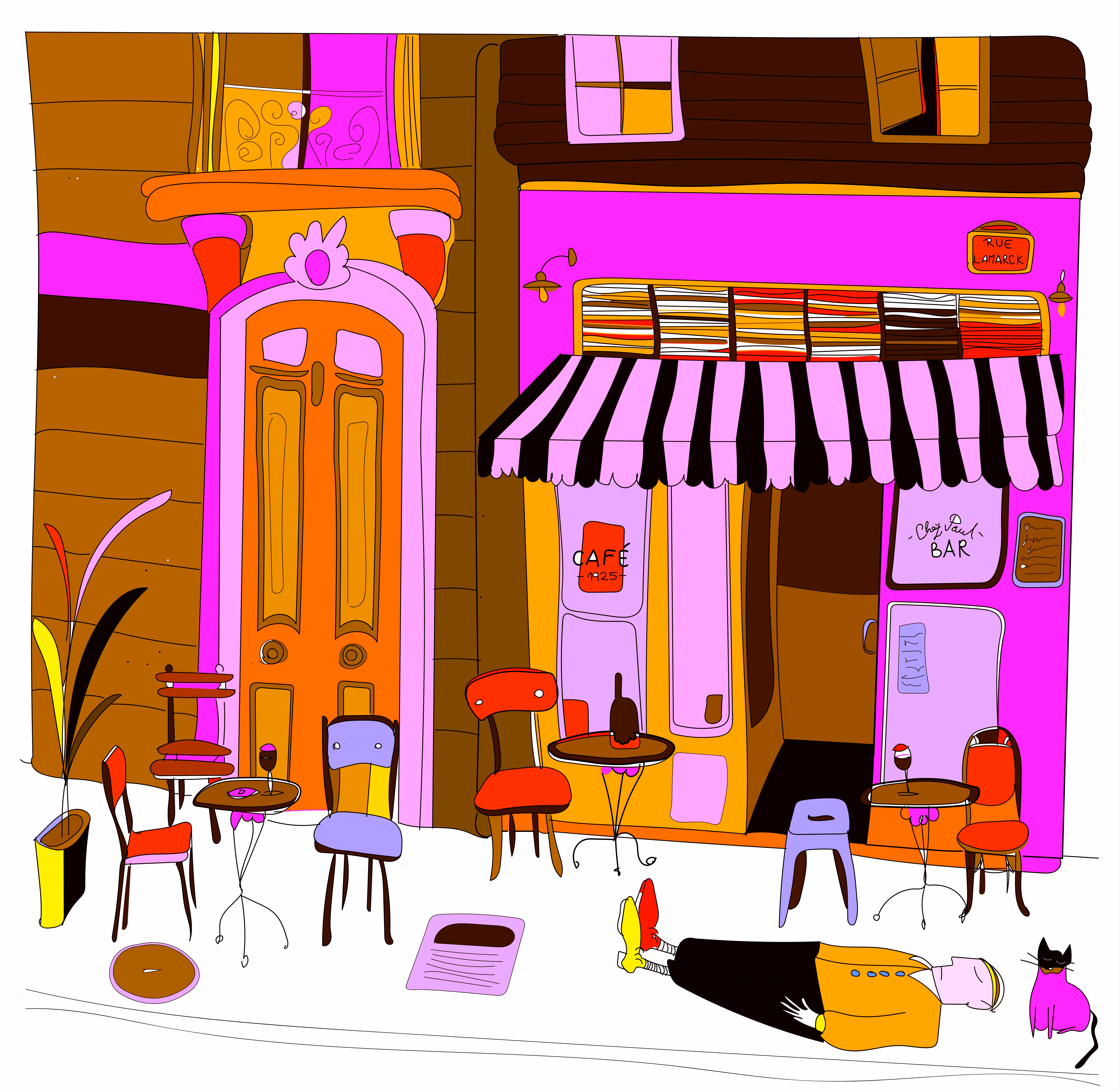morte au café 