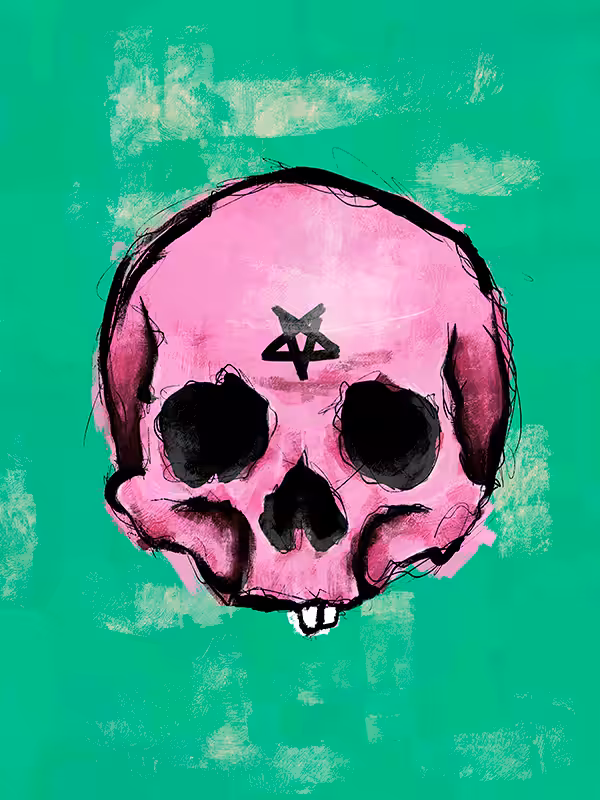 Pink Skull