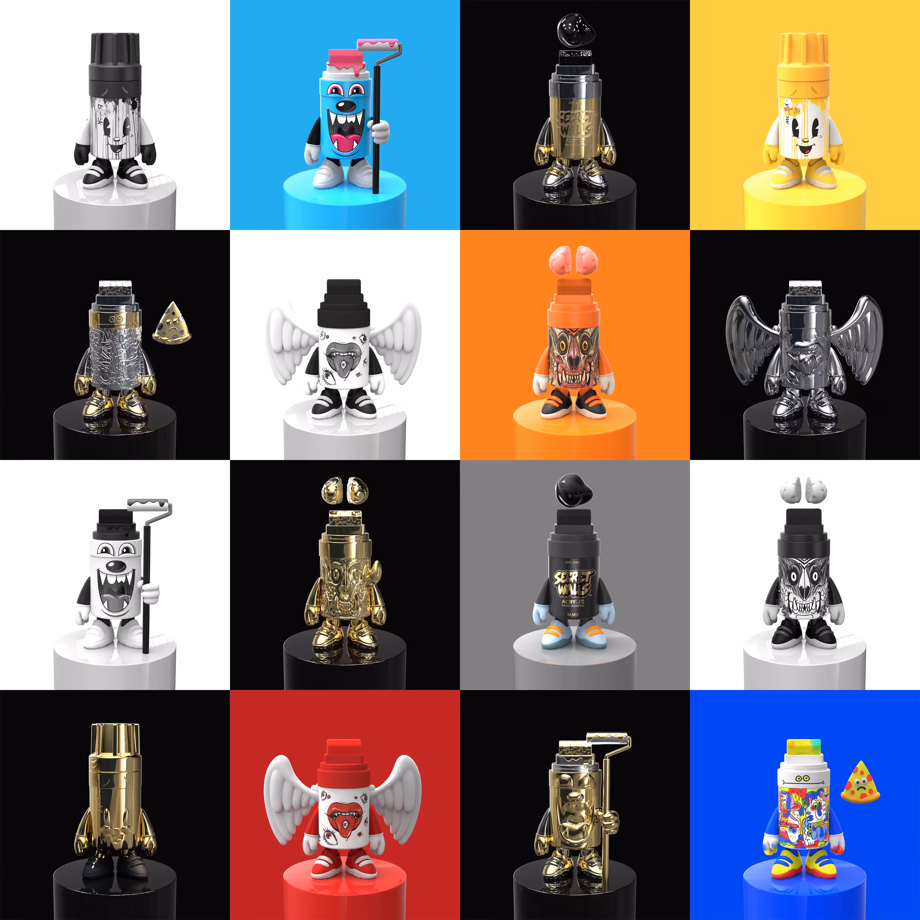 Marker Mascot Master Pack - Auction 