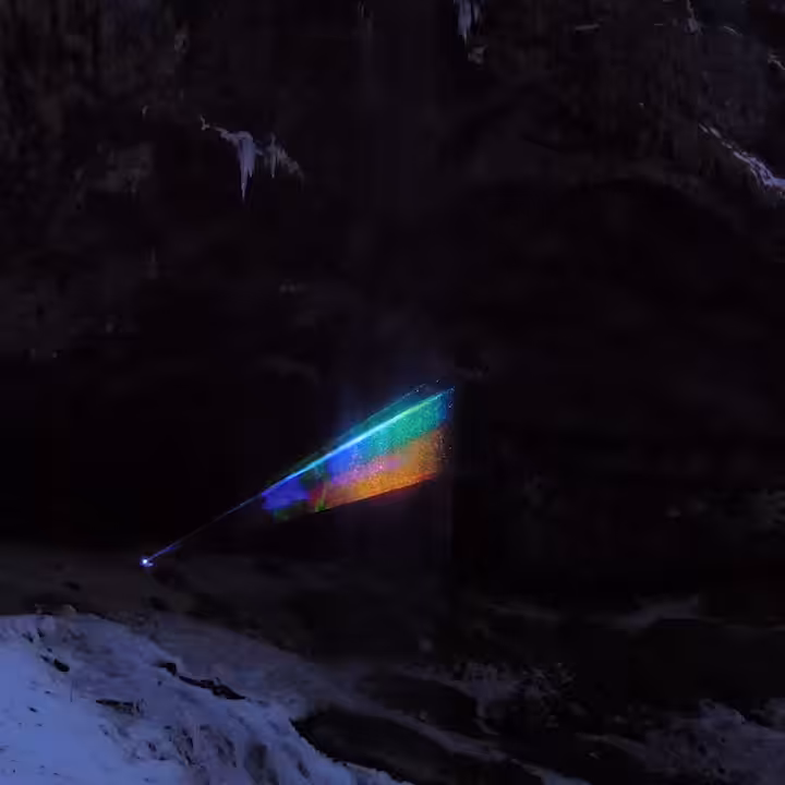 Laser on Goriuda Waterfall