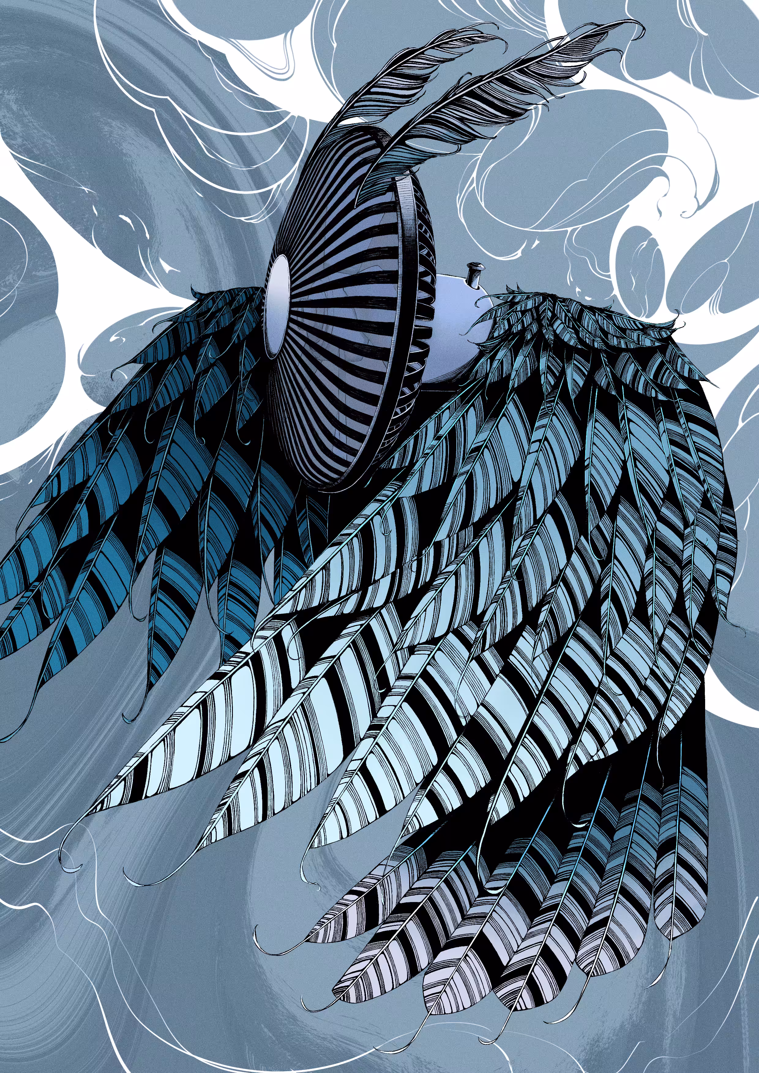 Fan bird