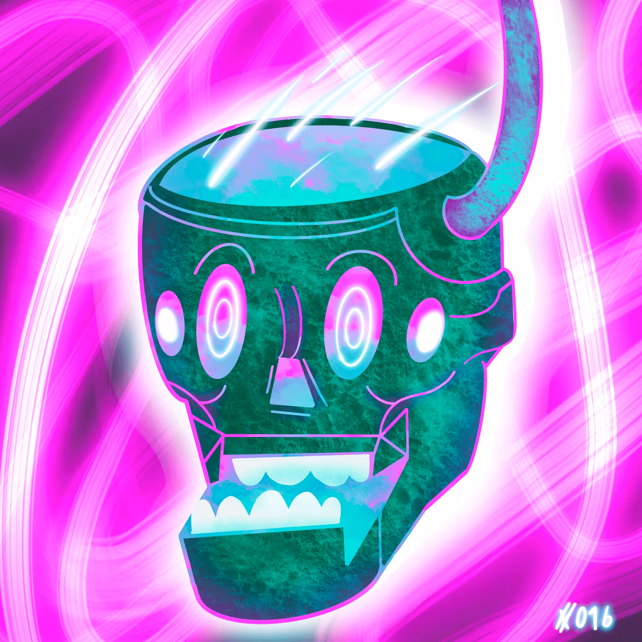 Crypto Skull #16 :GET HIGH