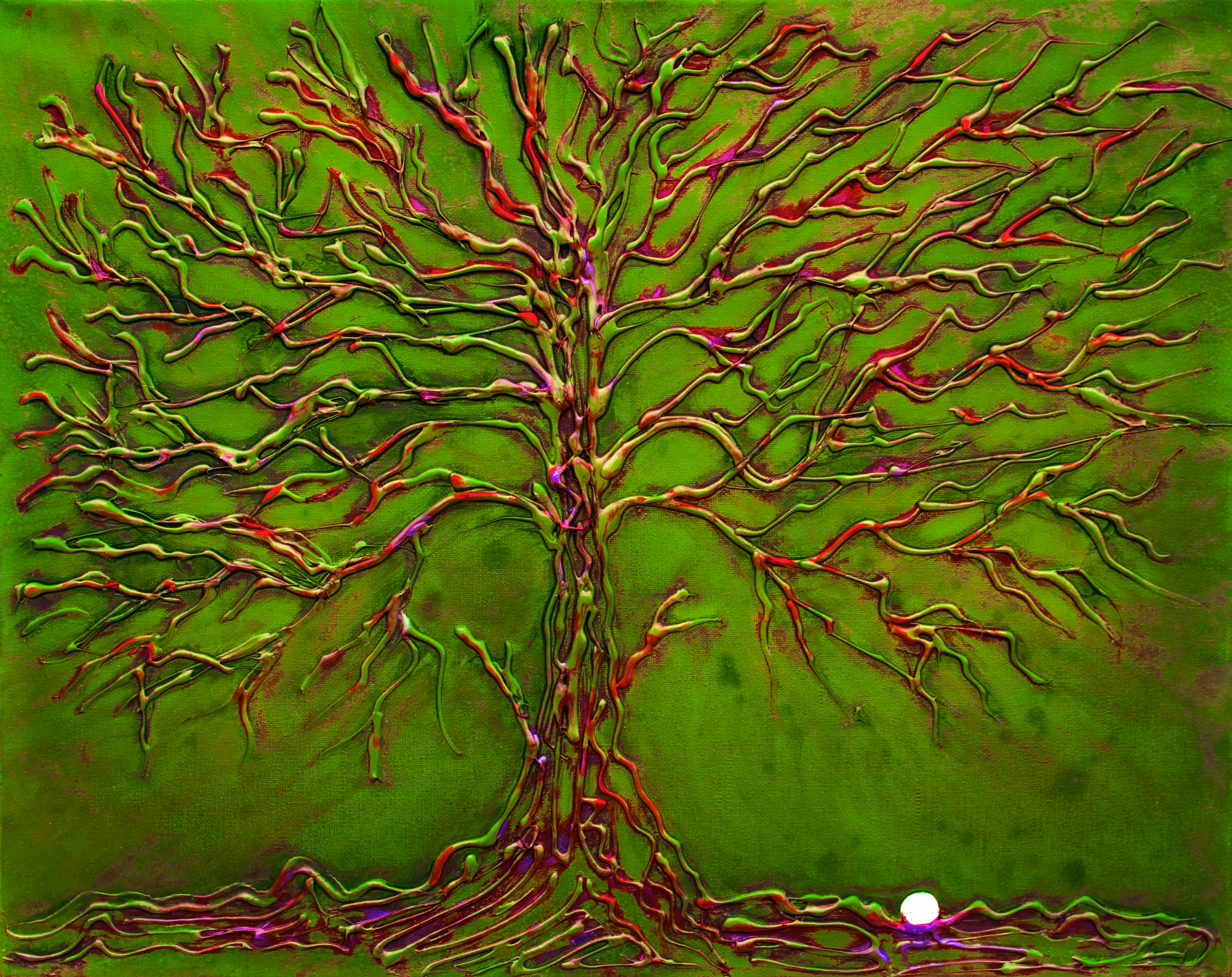 Rainbow Golf Tree   @ArtByLeClaireD1
