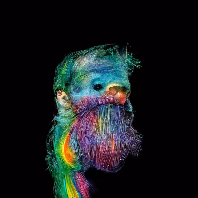 pico_punk_pfp 054 - "Rainbow Beard"