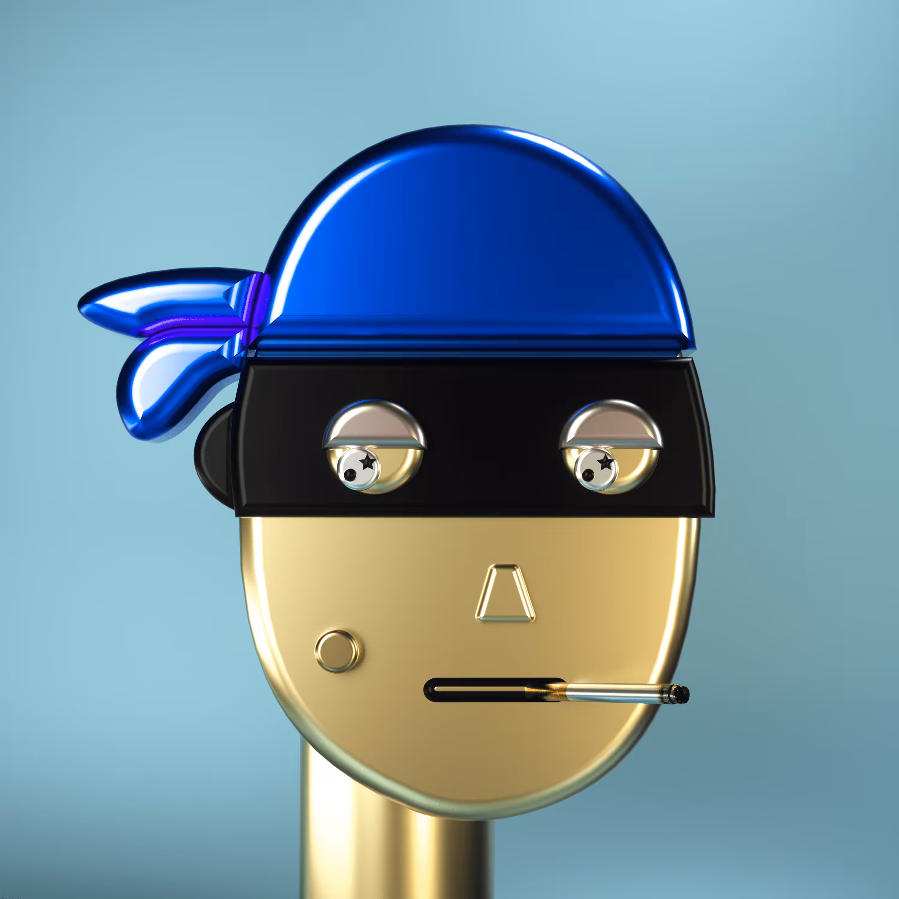 3D Chrome Punk #0963
