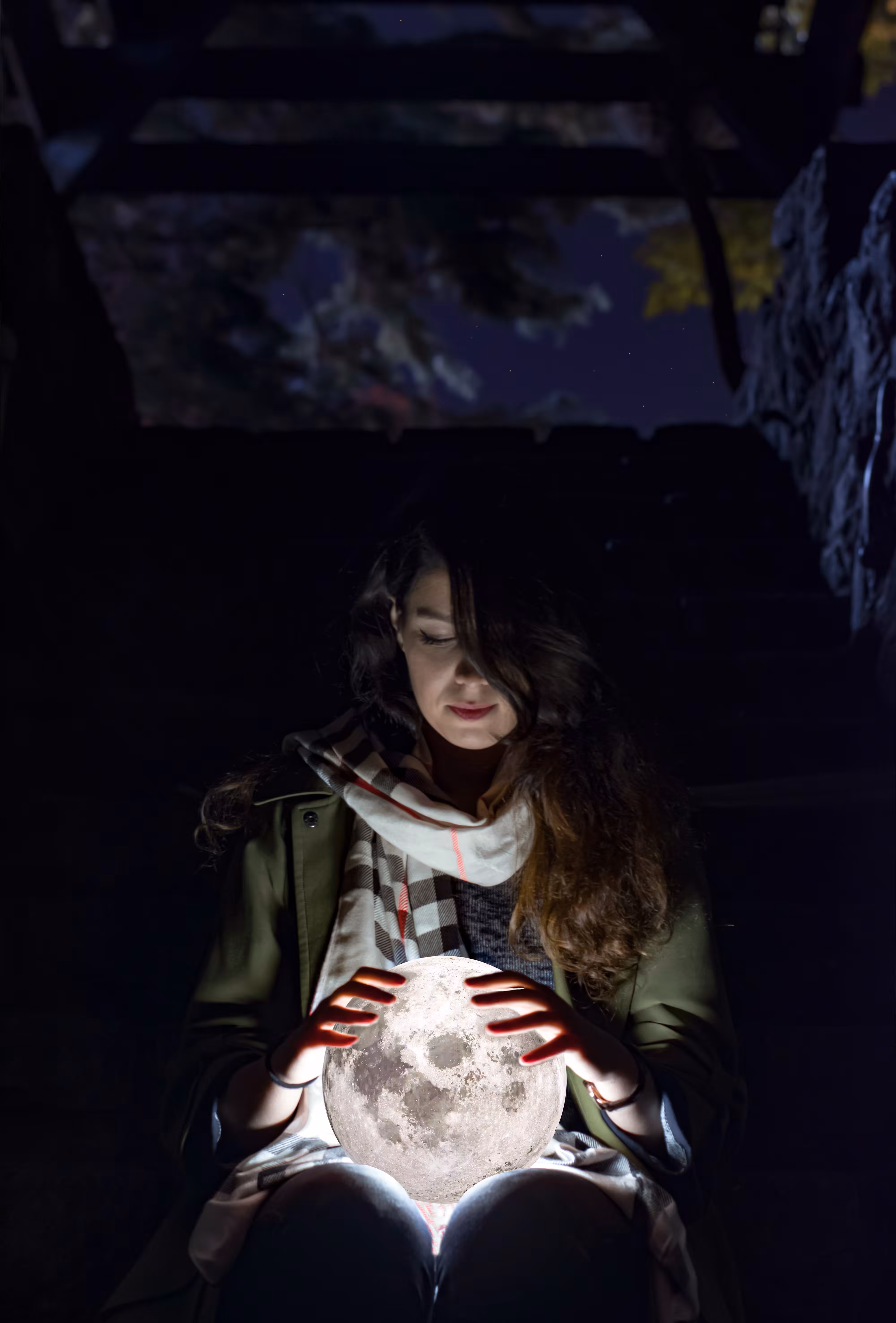 talking to the moon