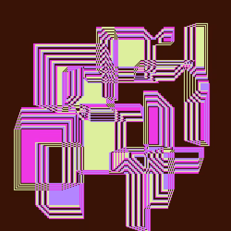 Superimposed Rectangles #12