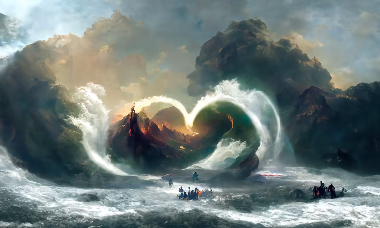 Heart Wave #1