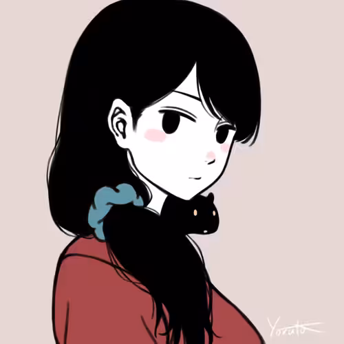 Flat Girl Collection: Girl and strange creature 05
