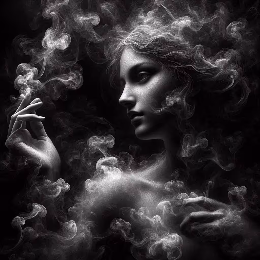 The art of painting woman