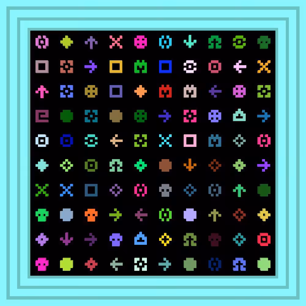 awesomeNFT :: Procedural Symbols #256/1000