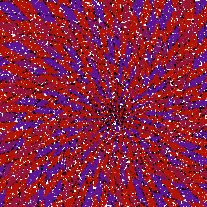 Mosaic or stained glass drops #7