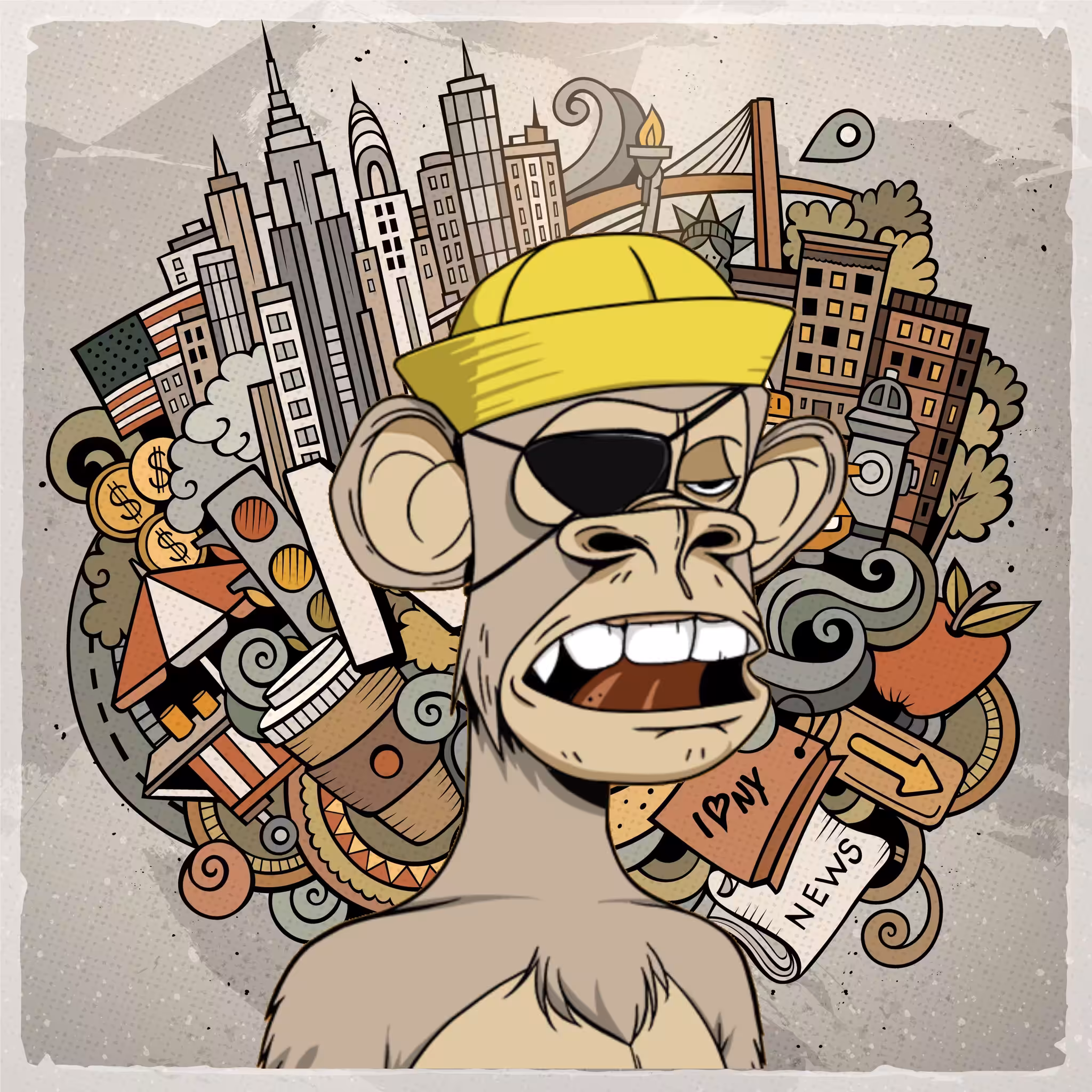 Bored Ape travels to NYC