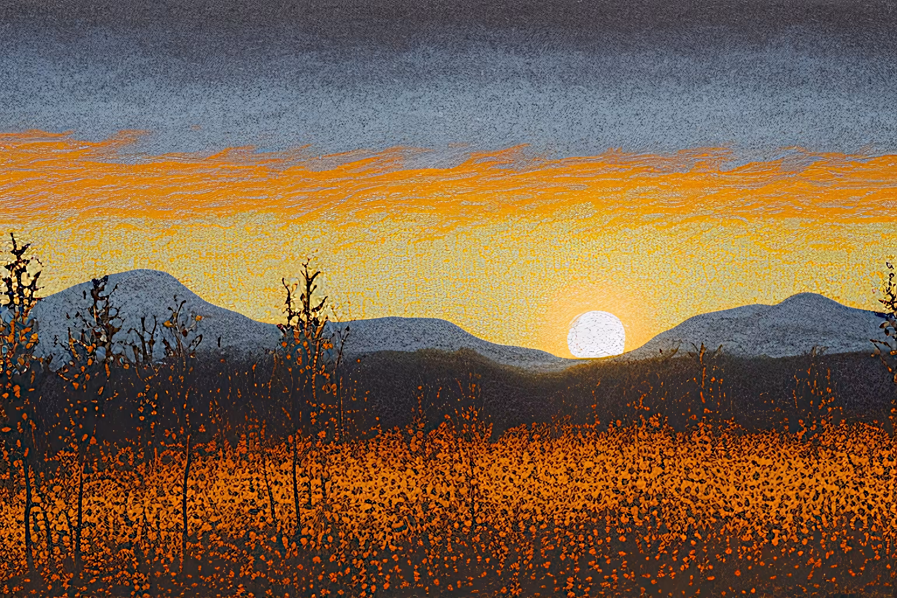 Serenity #36 - Lueur Paisible du Coucher du Soleil