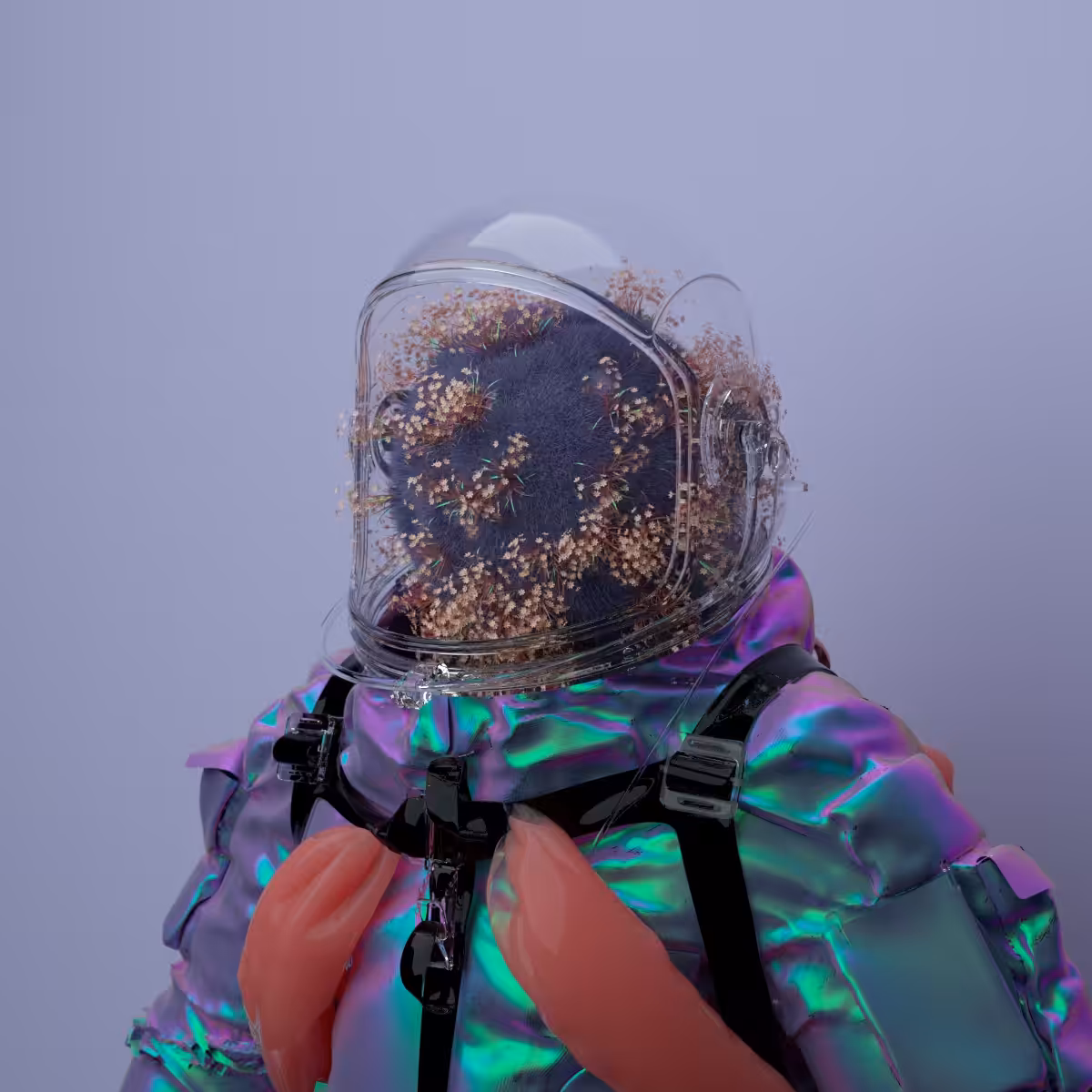 Portrait photograph from space man No.26