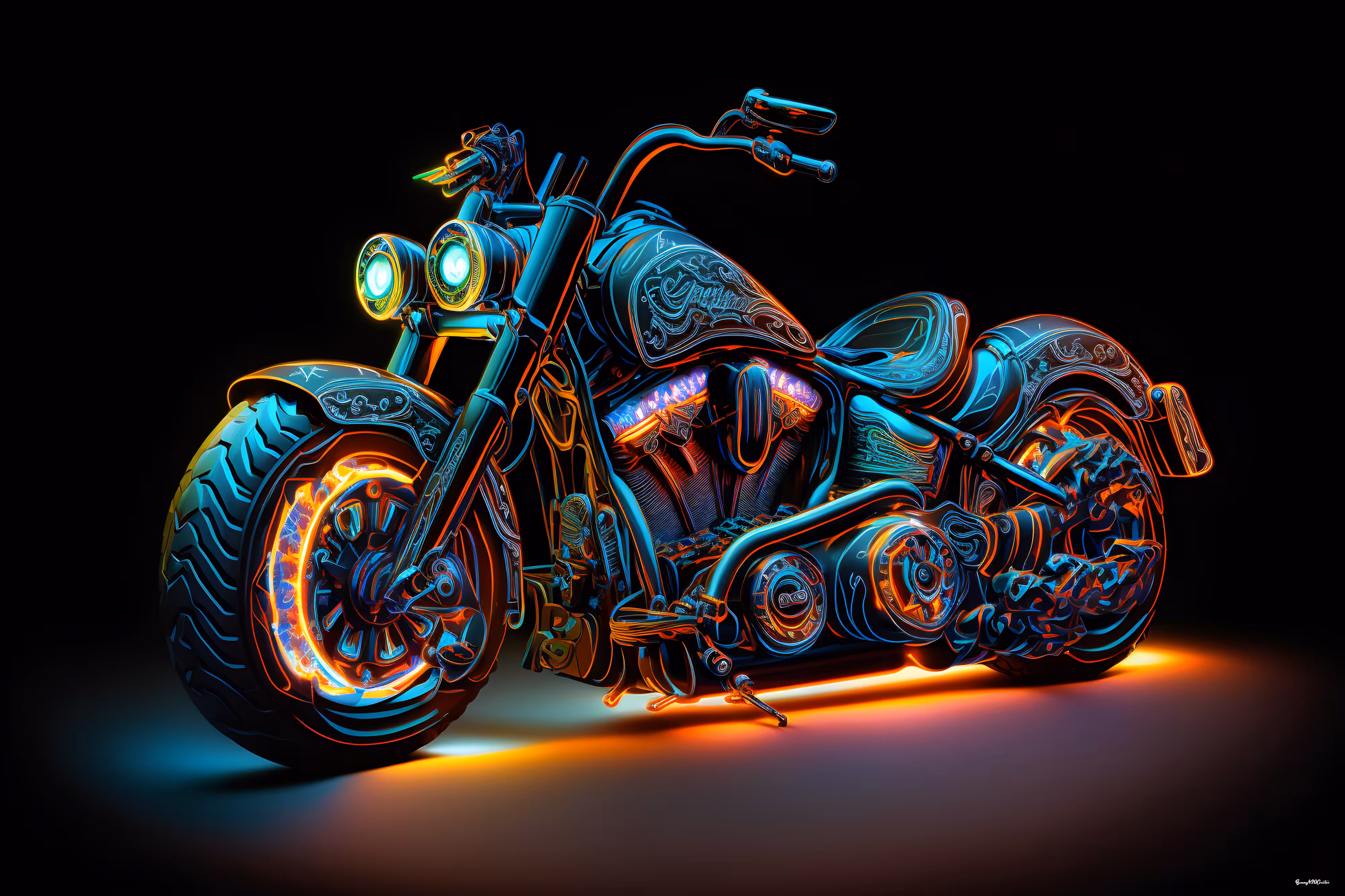 Grunge Motorbike #6