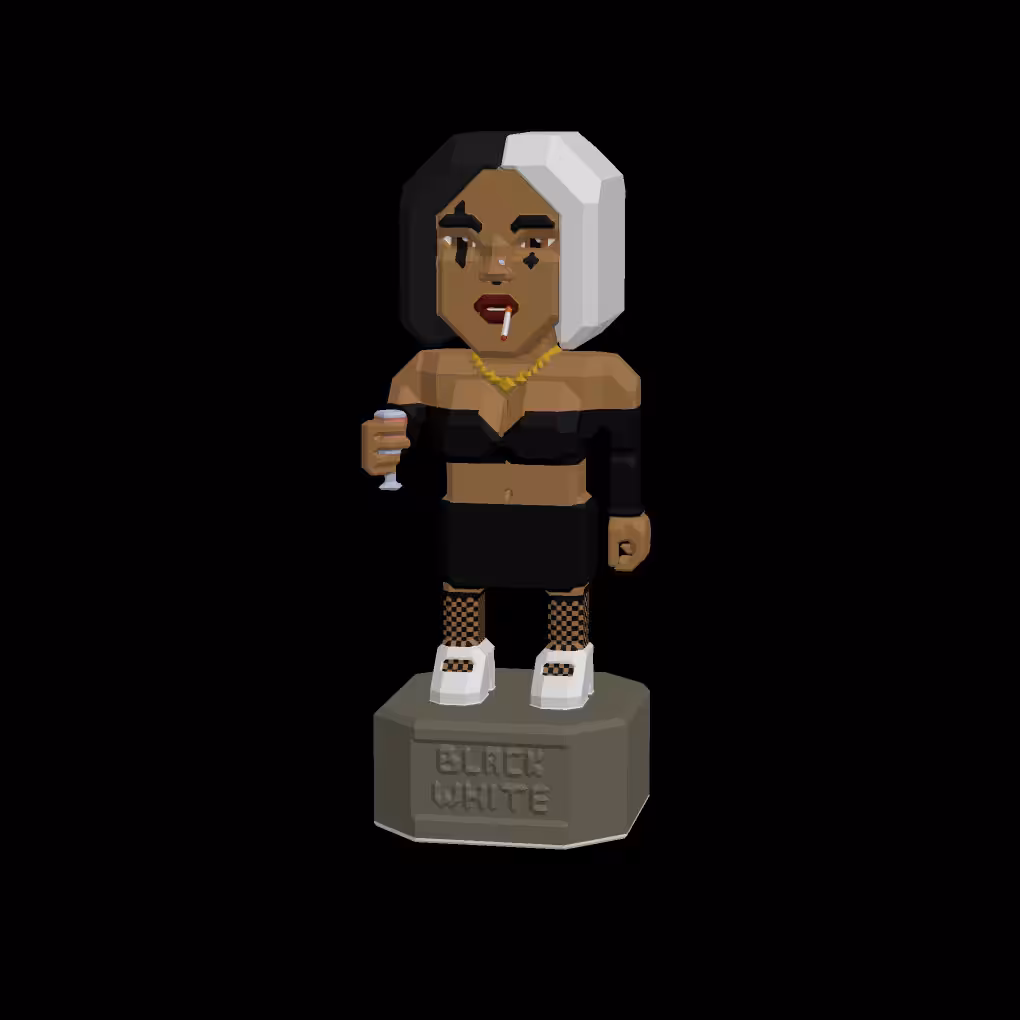 Kareka 3D - Black & White