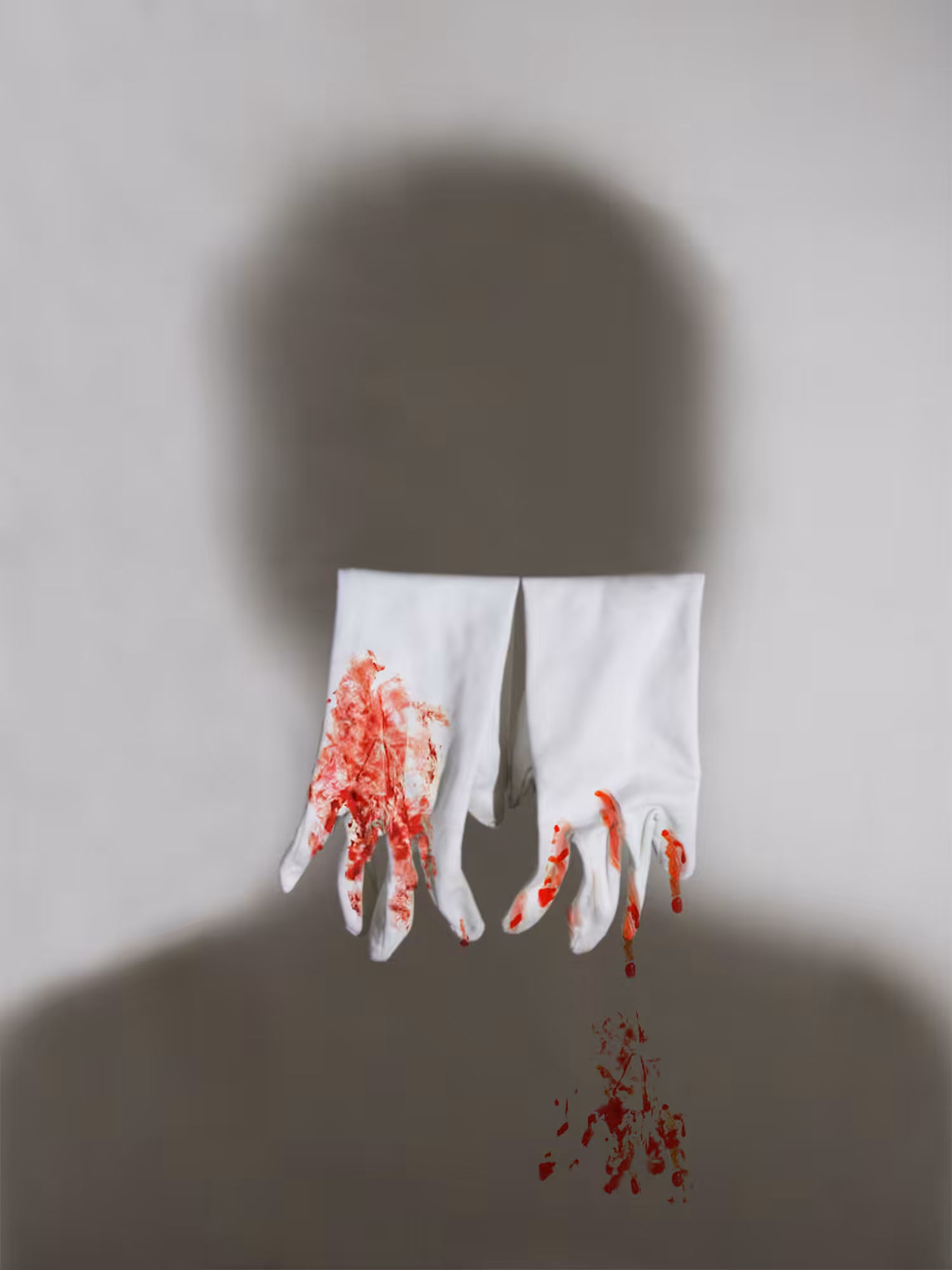 bloody gloves, bloody heart
