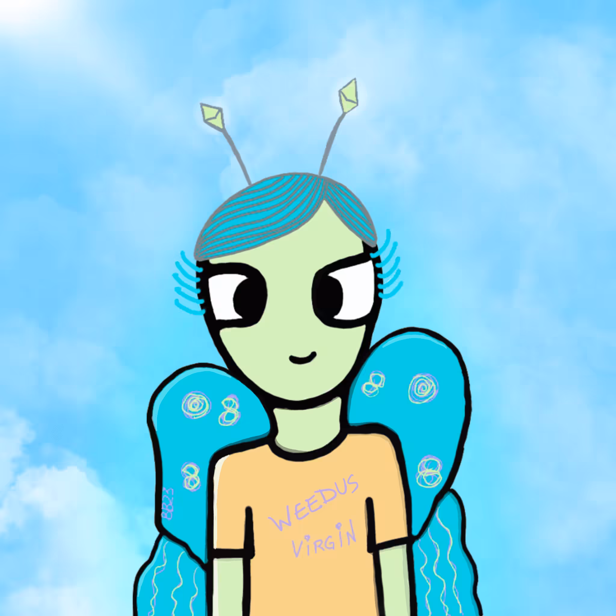 3 #32 Blue