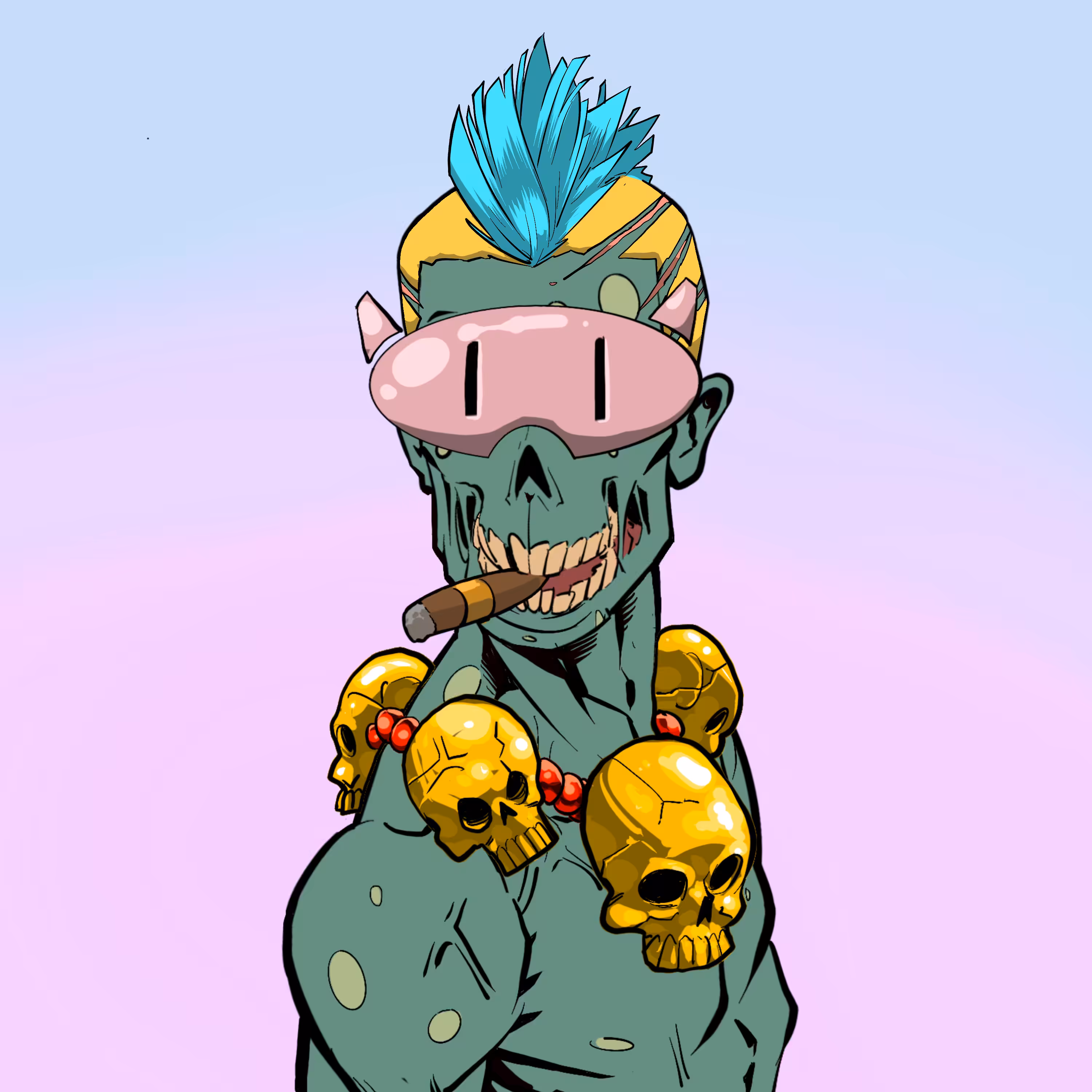 GlieseZombiesPFPs: GlieseZombiePFP #2528