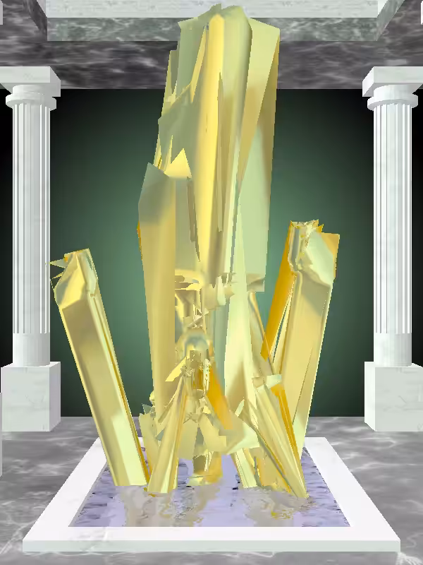 HeavenComputer: The Threatening Green-Golden Goblet Man #3538