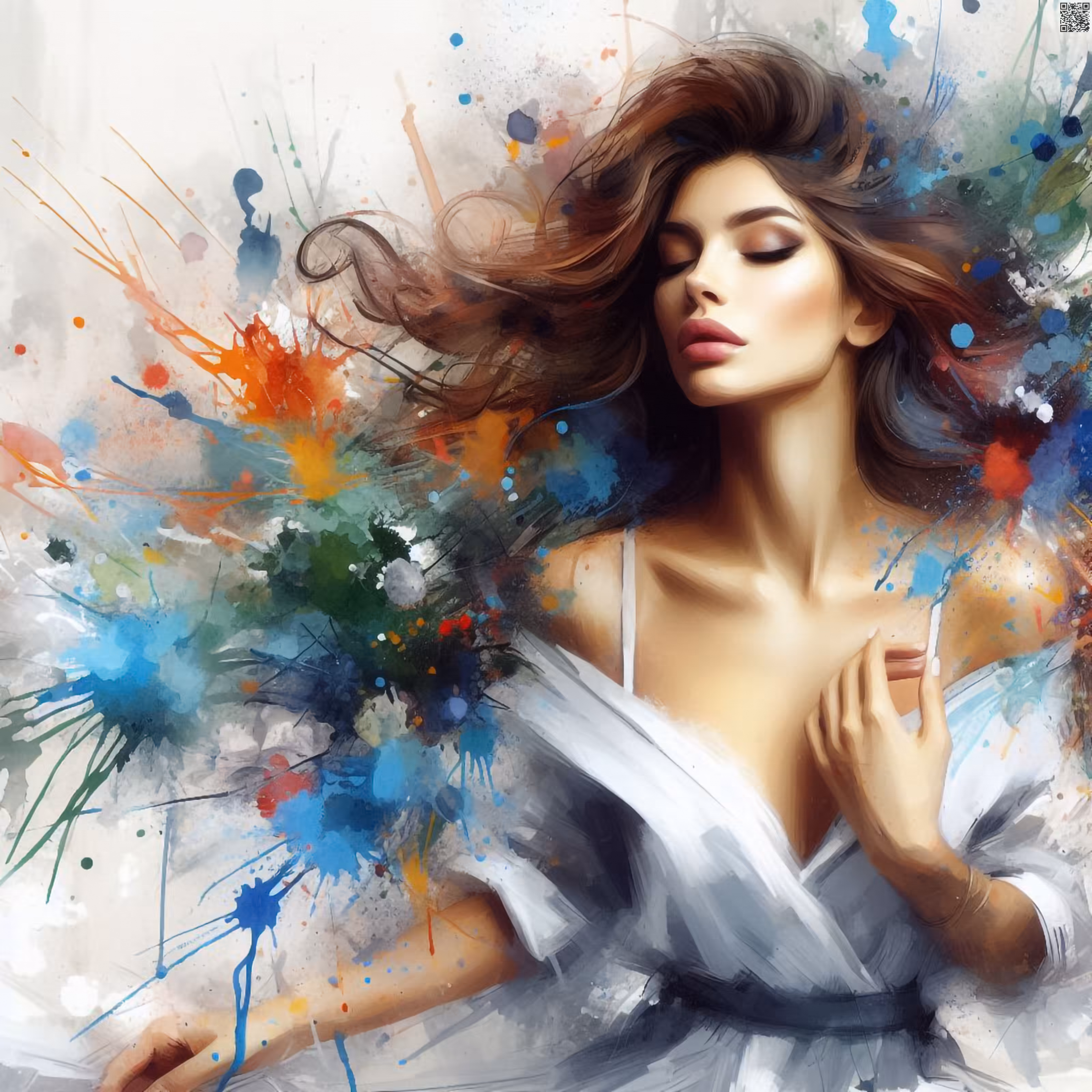 🎨Feminine Beauty in Paint#10