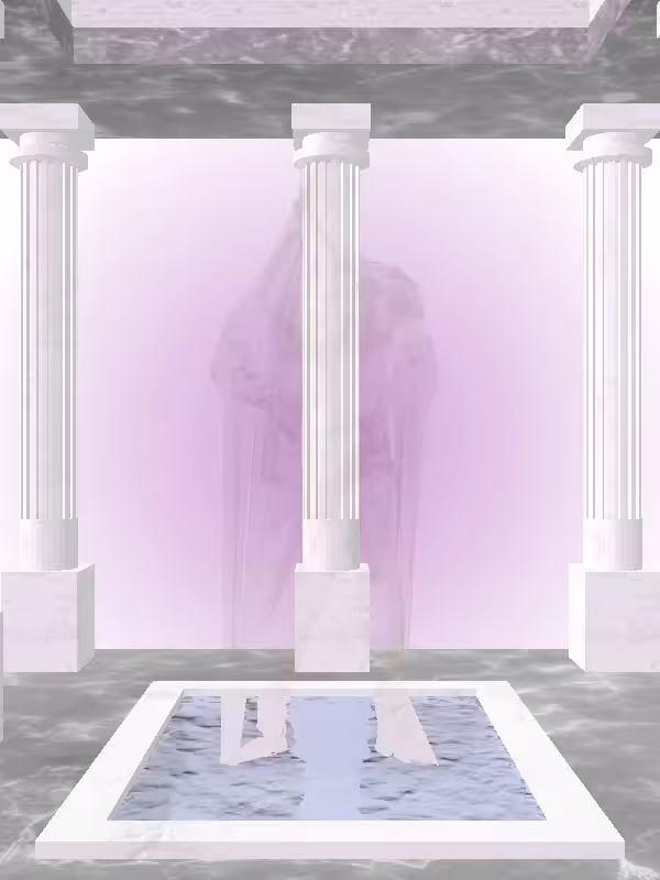 HeavenComputer: The Fading Fragmented Old Old Bronze Man #7563