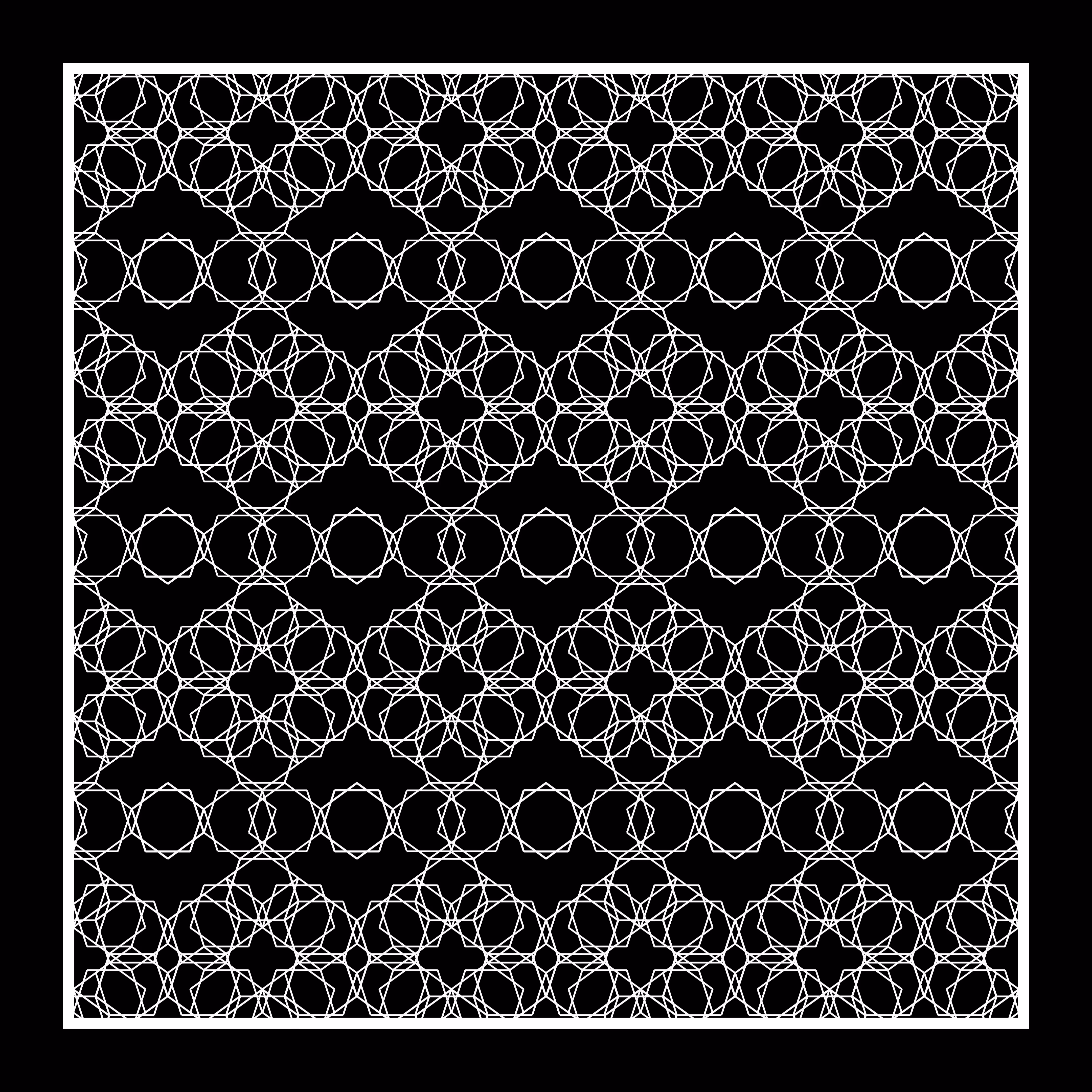 Decago-Pentagon Patterns | Frame 100