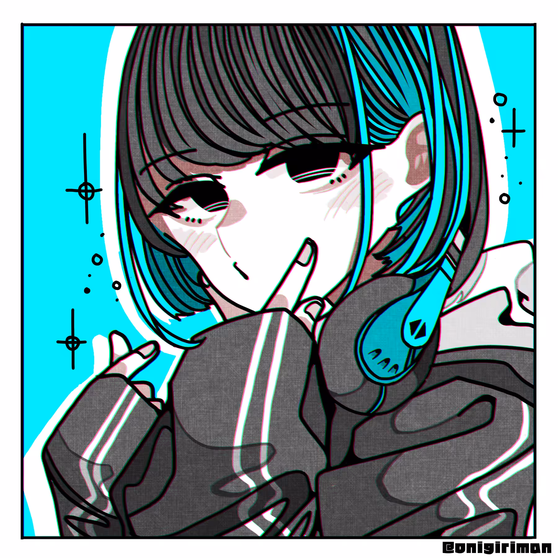 onigiriman's cute girl Collection: Beautiful Headphone Girl (B.H.G)