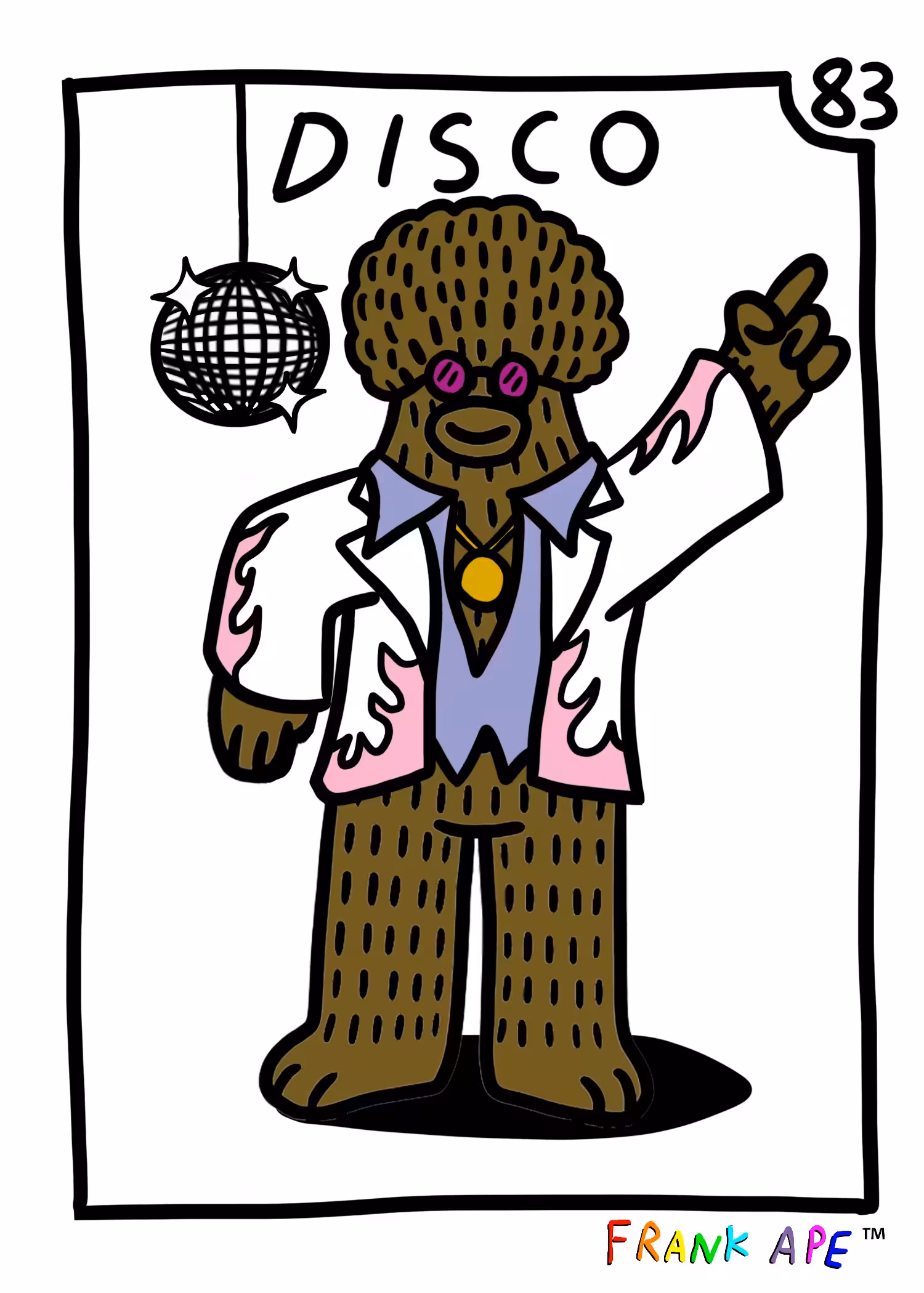 Frank Friends Series 2 - 51 to 100: Frank Friends #83 - Disco