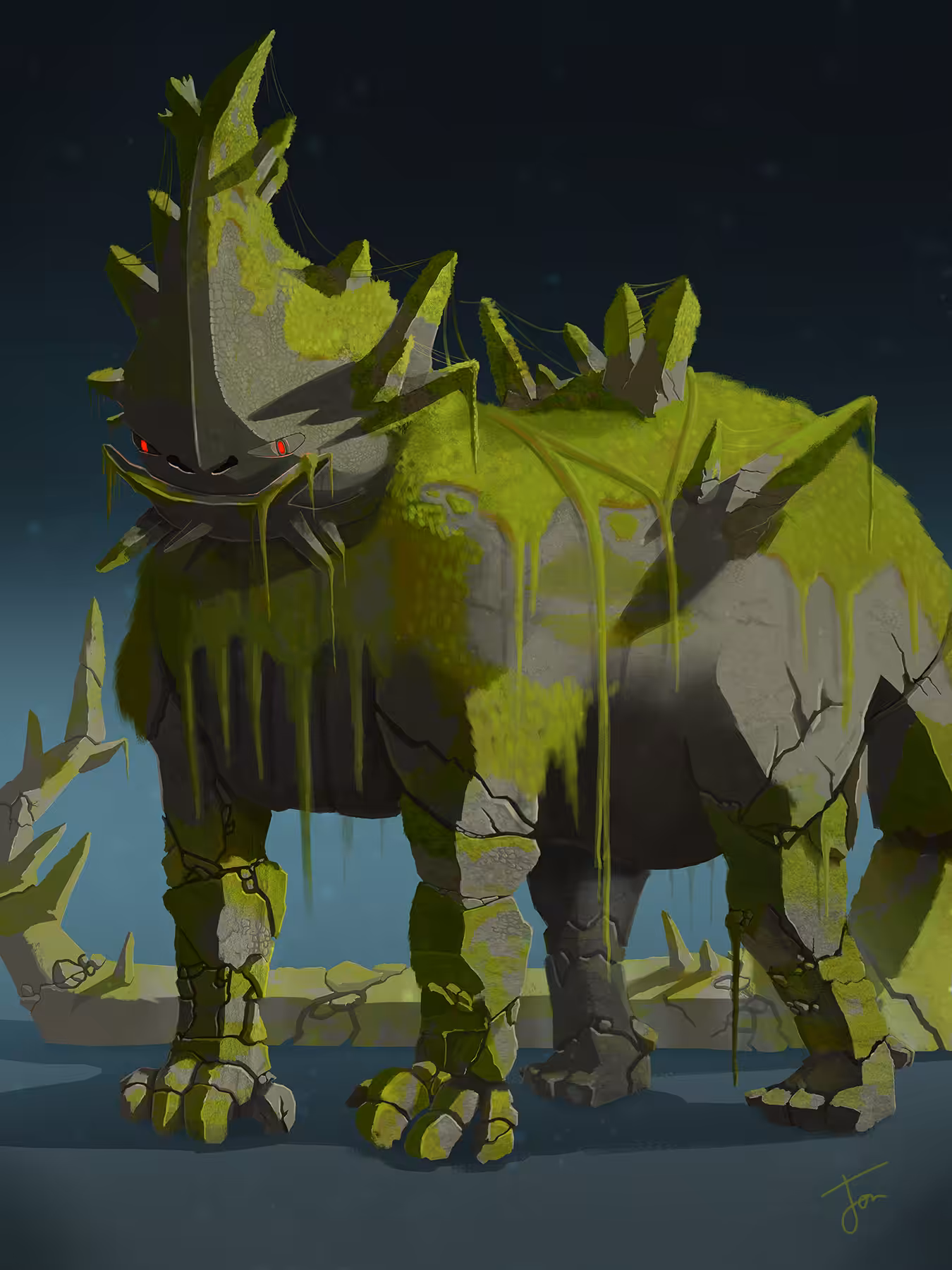 Rocky The Dragon - Rock Type Dragon