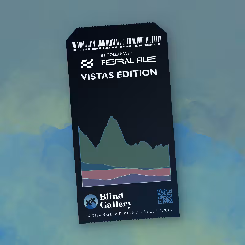 Blind Gallery Mint Pass (Vistas Edition) #320
