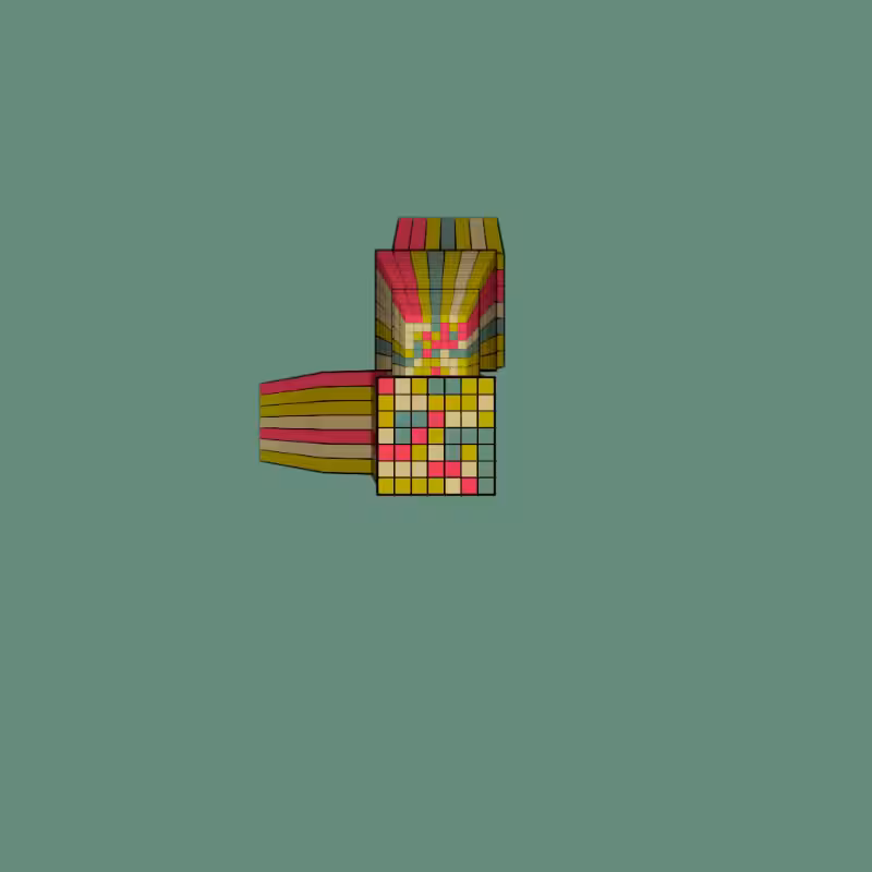 Living Squares Study III #5