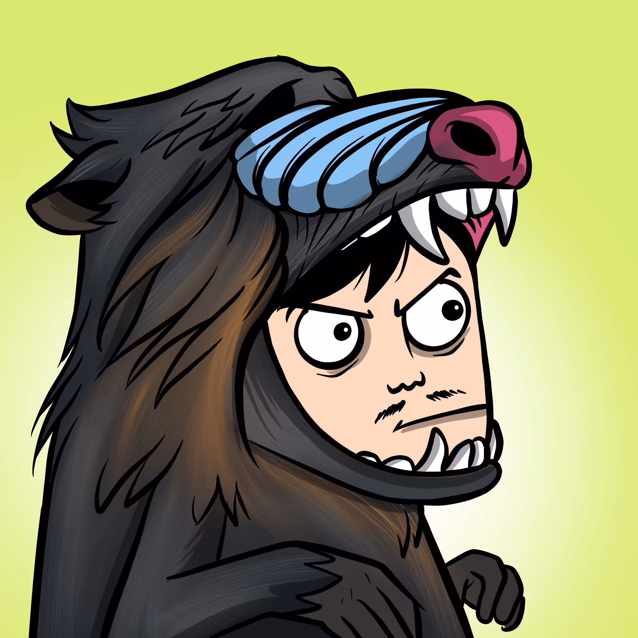 Mandrill beast doll